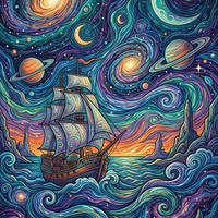 Ships (Diamond Painting)
