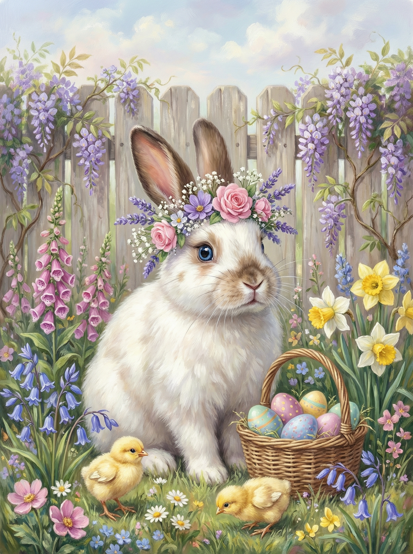 Holland Spring Bunny (Diamond Painting) Diamond Painting kit