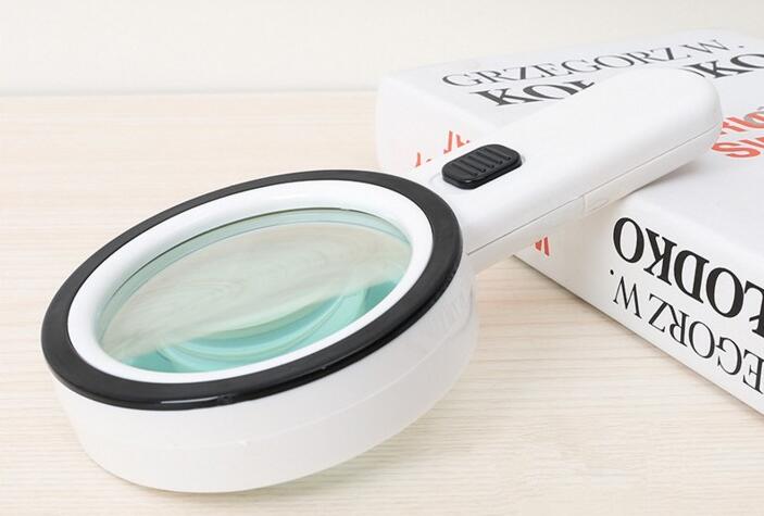 Handheld Magnifying Glass LED Lights