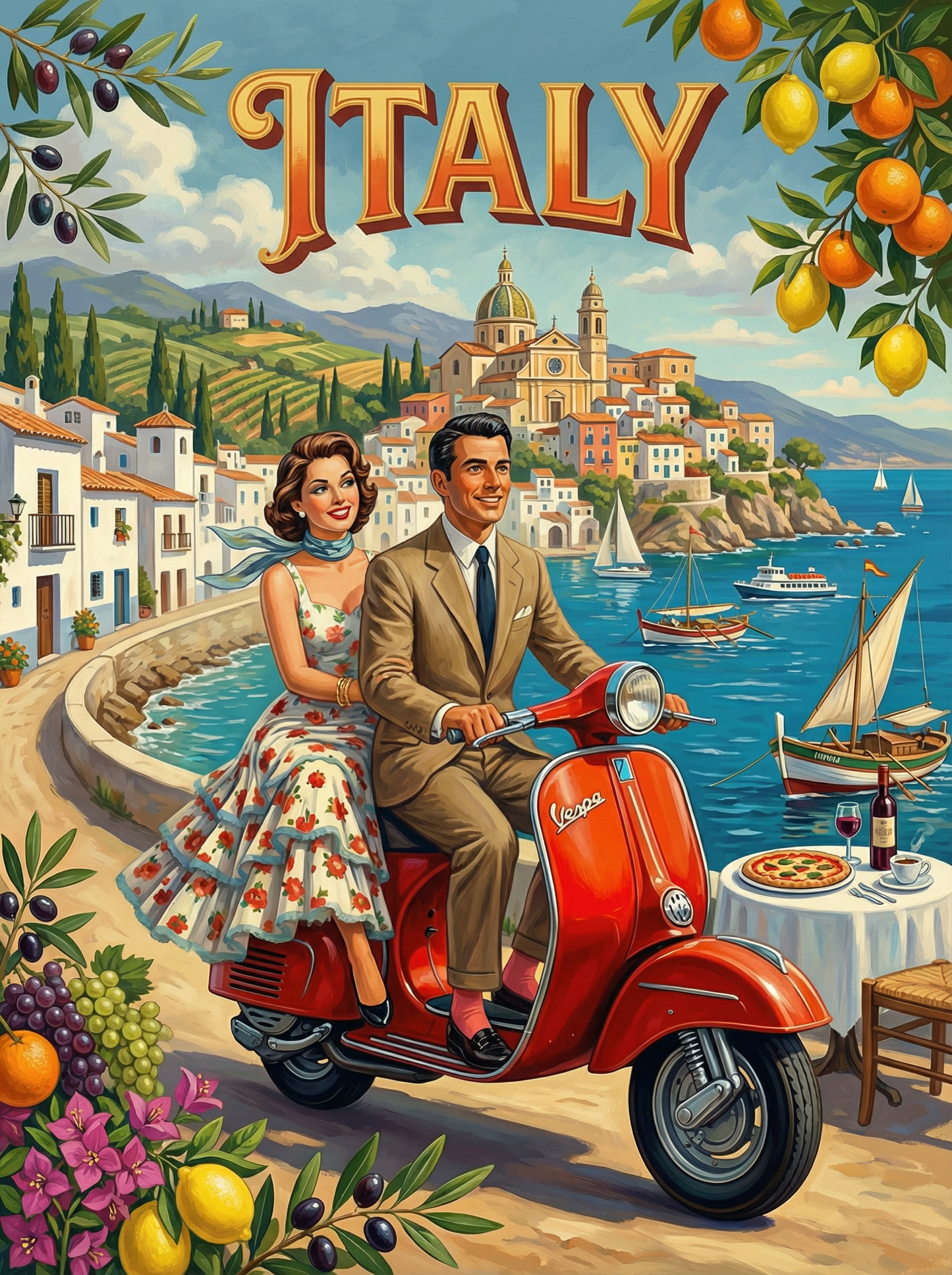 Romance in Italy (Diamond Painting)