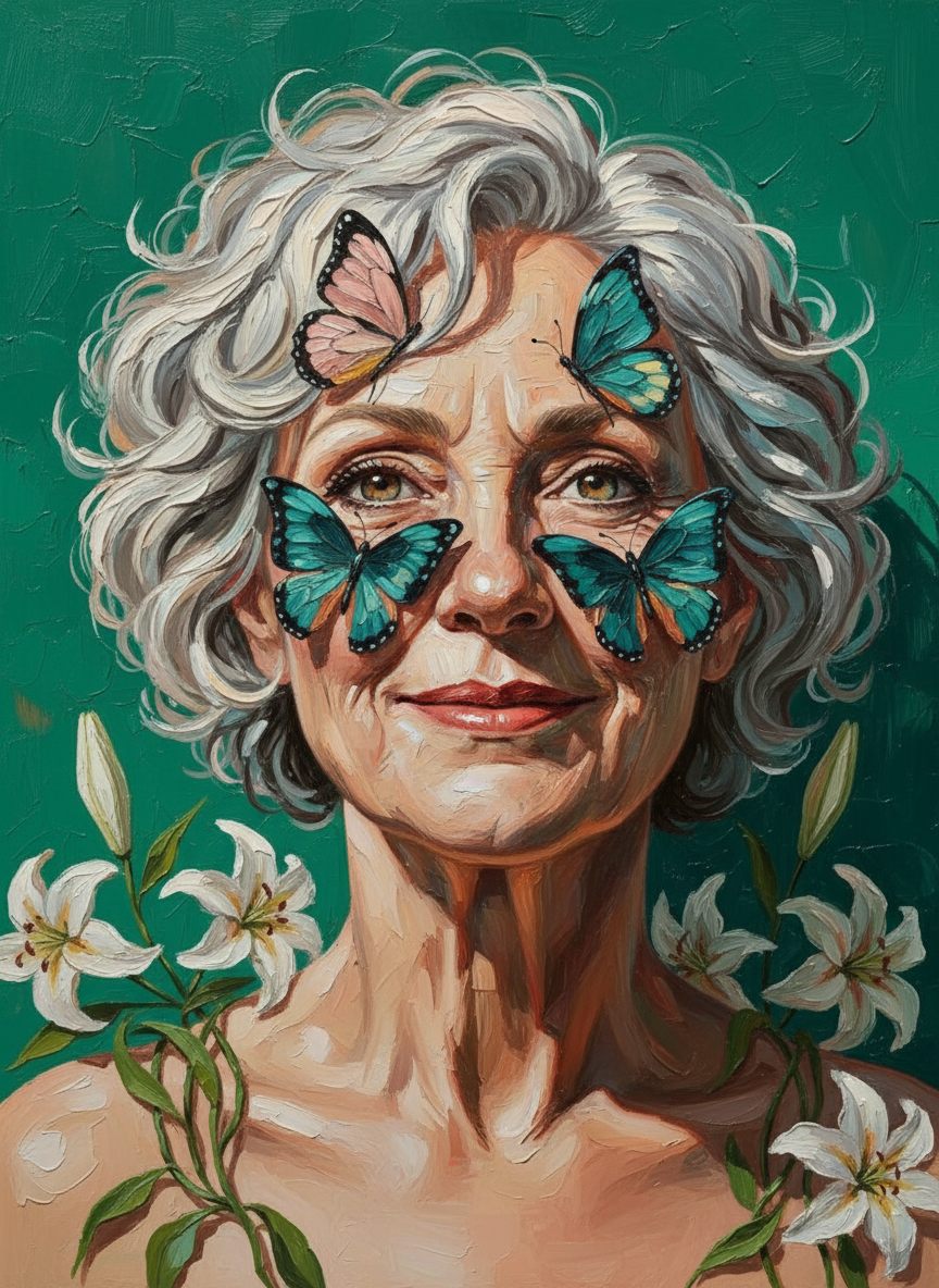 Butterfly Serenity (Board Canvas)