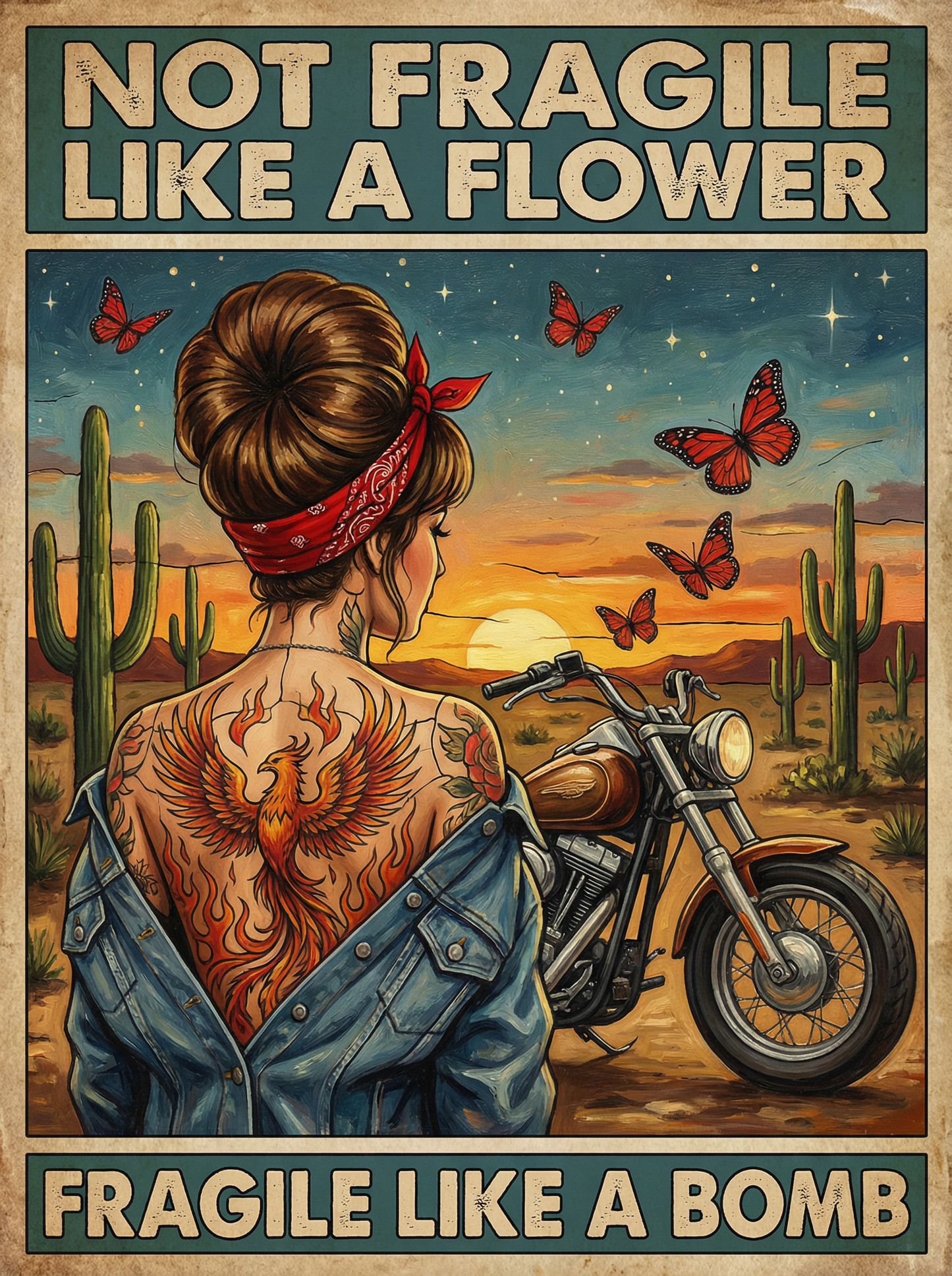 Phoenix Rising Rebel (Diamond Painting)