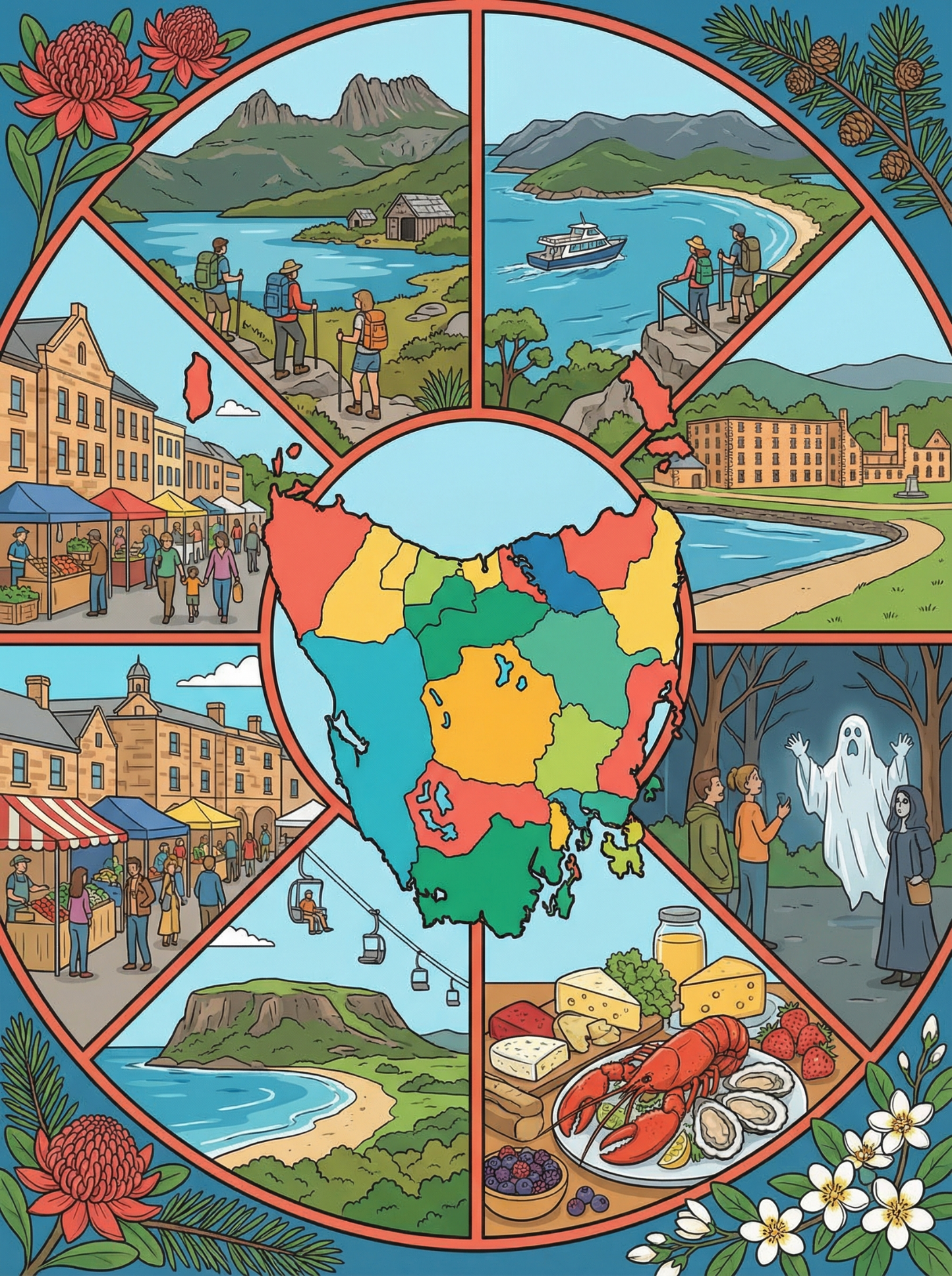 Tasmania Wild Escape (Diamond Painting) Diamond Painting kit