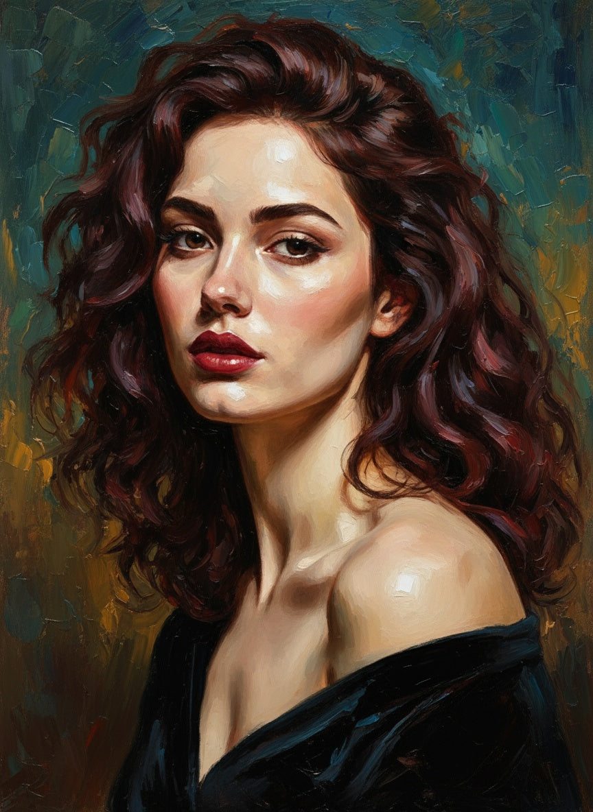 Crimson Muse (Diamond Painting) Diamond Painting kit