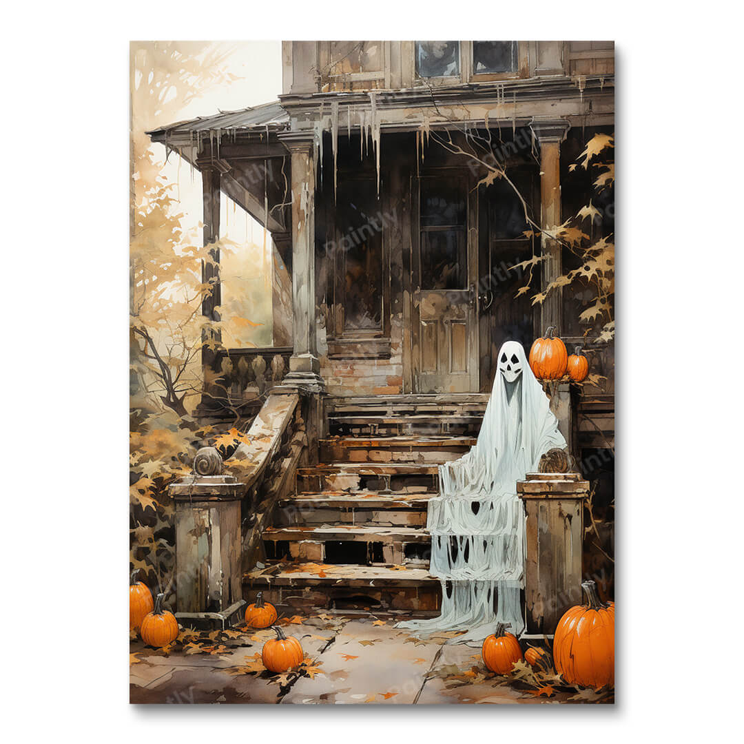 Ghostly Porch Nostalgia (Diamond Painting) Diamond Painting kit