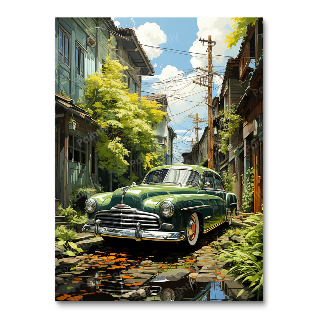 Green Speed II (Diamond Painting) Diamond Painting kit