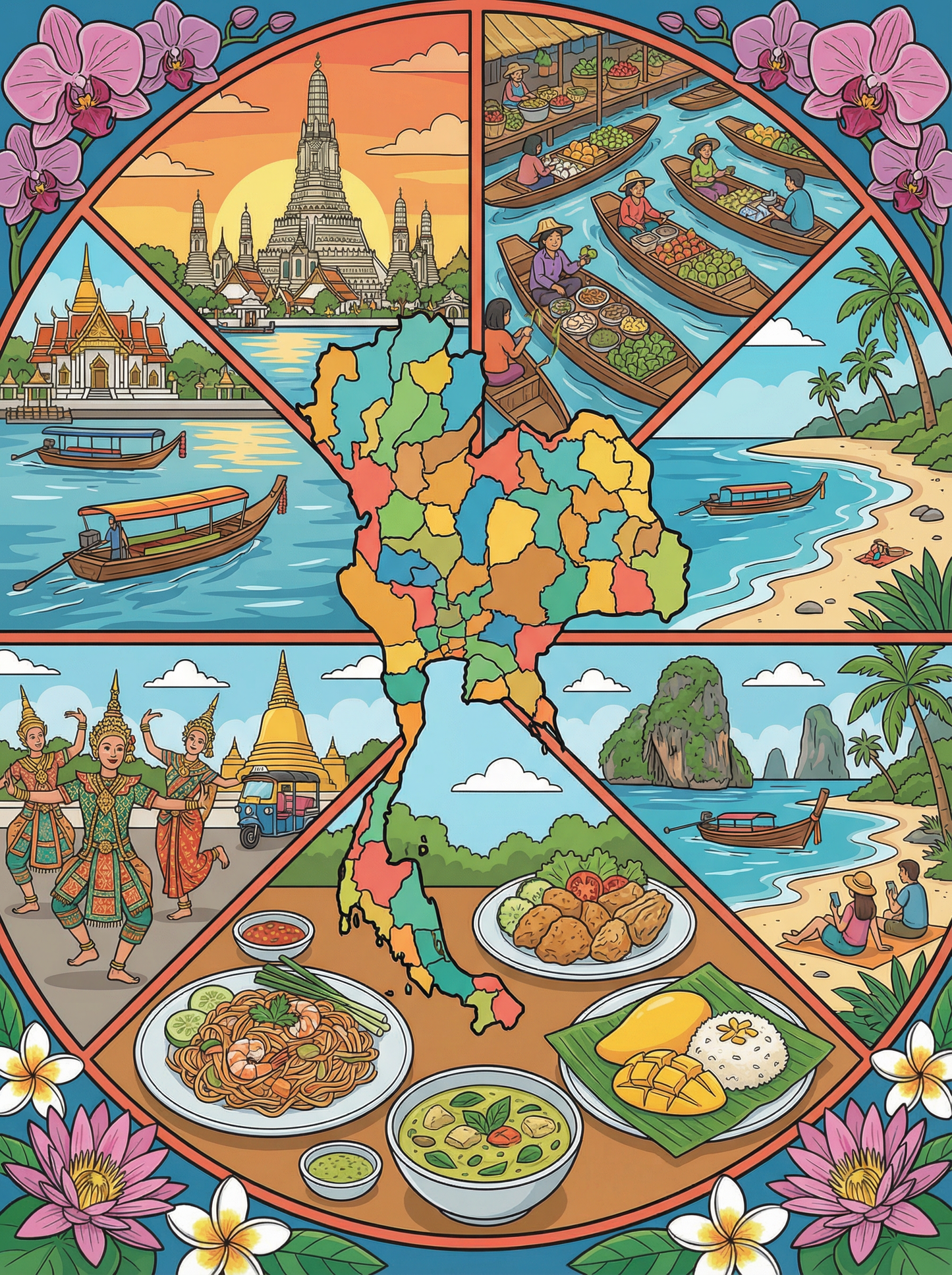 Thailand Cultural Journey (Diamond Painting) Diamond Painting kit
