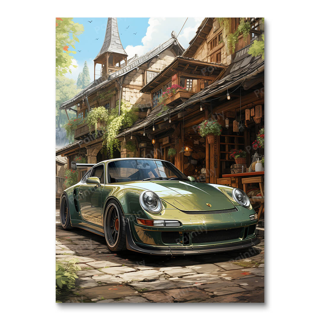 Green Speed (Diamond Painting) Diamond Painting kit