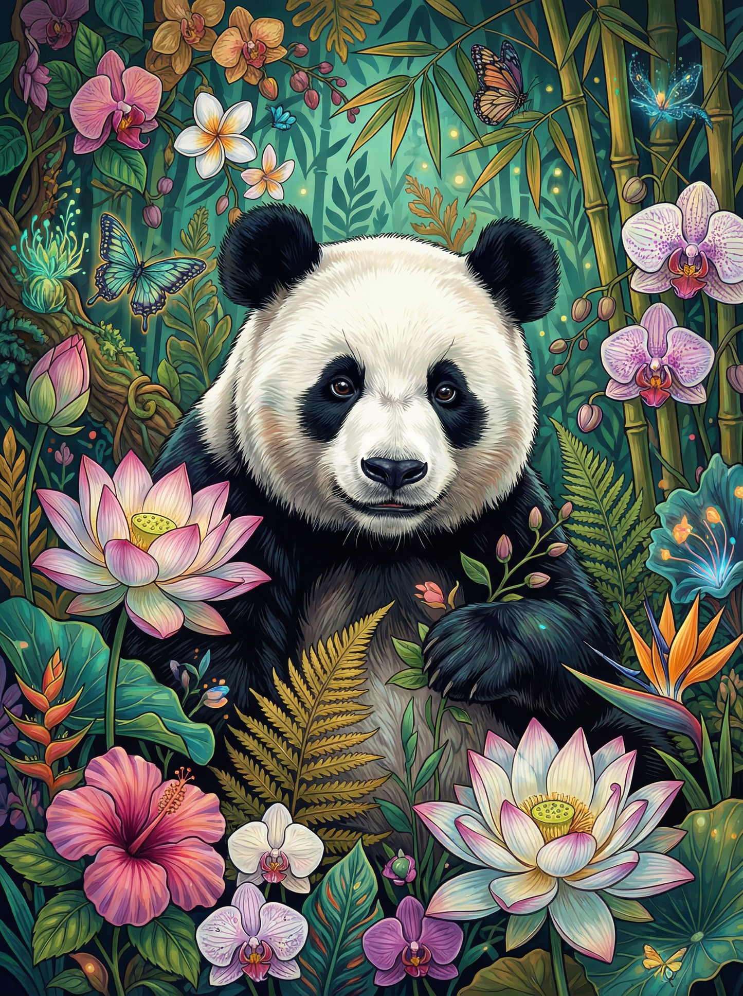 Panda Garden (Diamond Painting) Diamond Painting kit