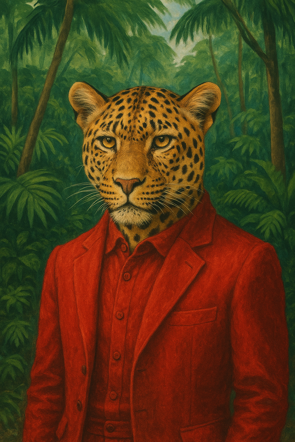 Dapper Leopard (Diamond Painting) Diamond Painting kit