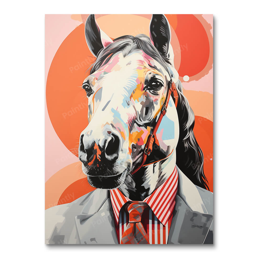 Hockney Hooves III (Diamond Painting) Diamond Painting kit