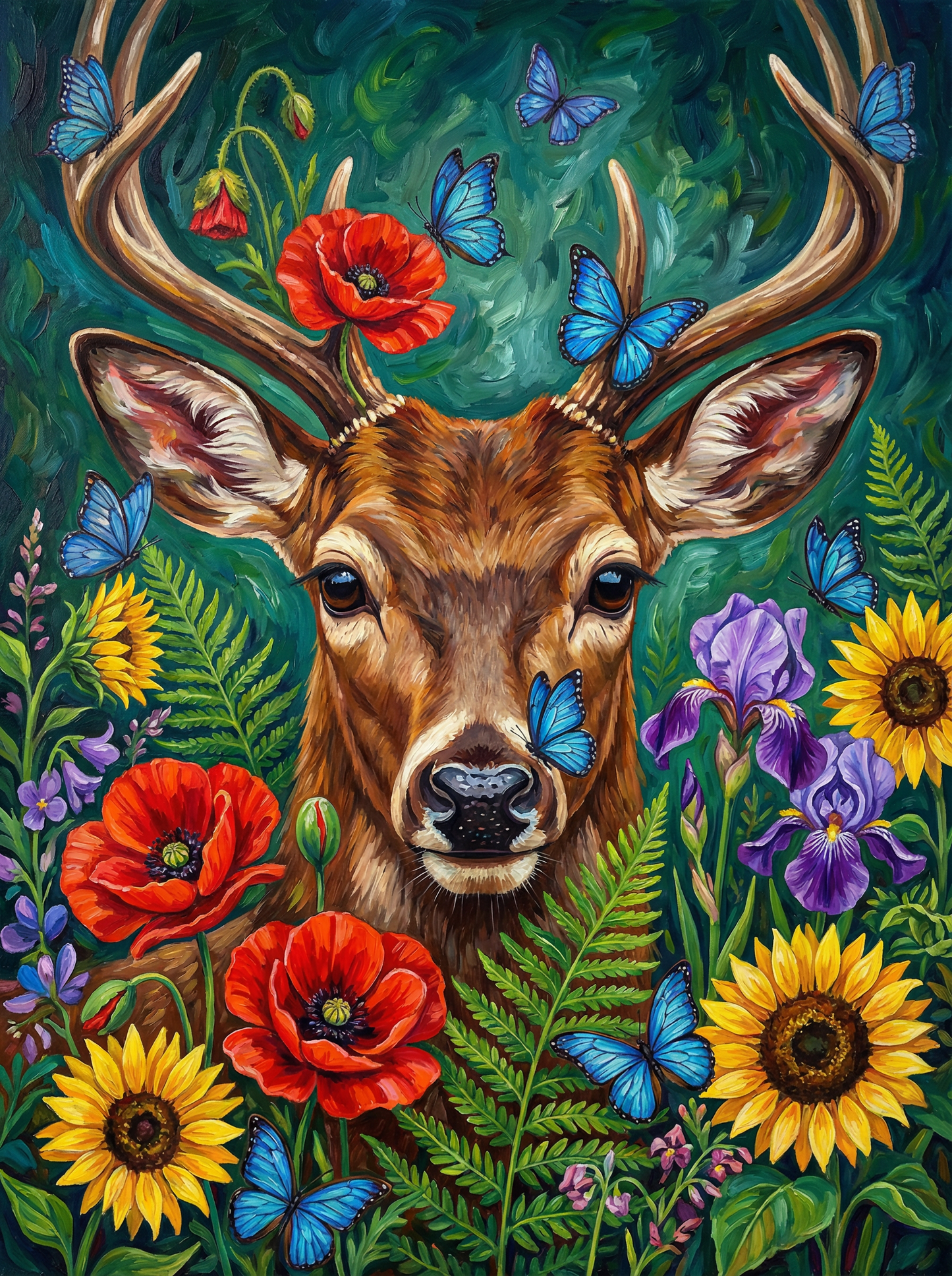 Bluewood Stag (Diamond Painting) Diamond Painting kit