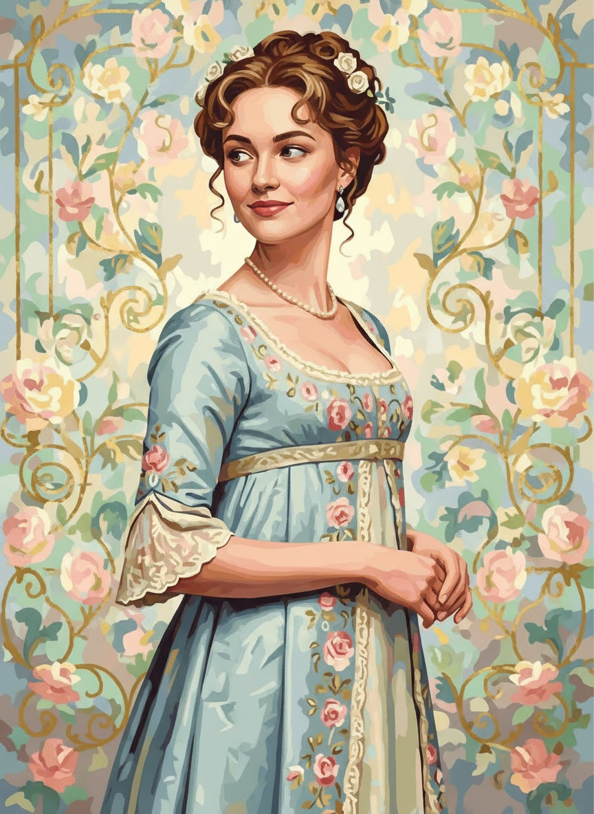 Floral Duchess (Diamond Painting) Diamond Painting kit
