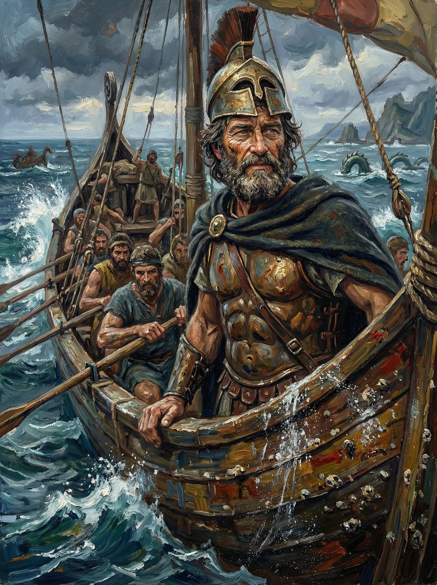 Greek Warrior Voyage (Diamond Painting) Diamond Painting kit