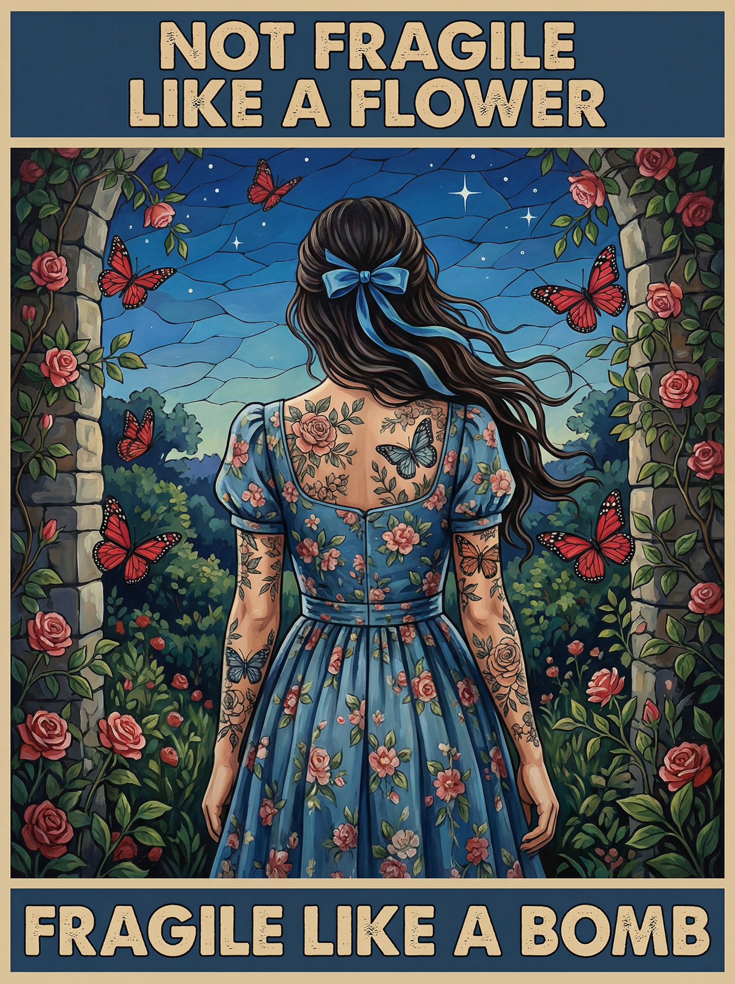 Blooming Strength (Diamond Painting) Diamond Painting kit