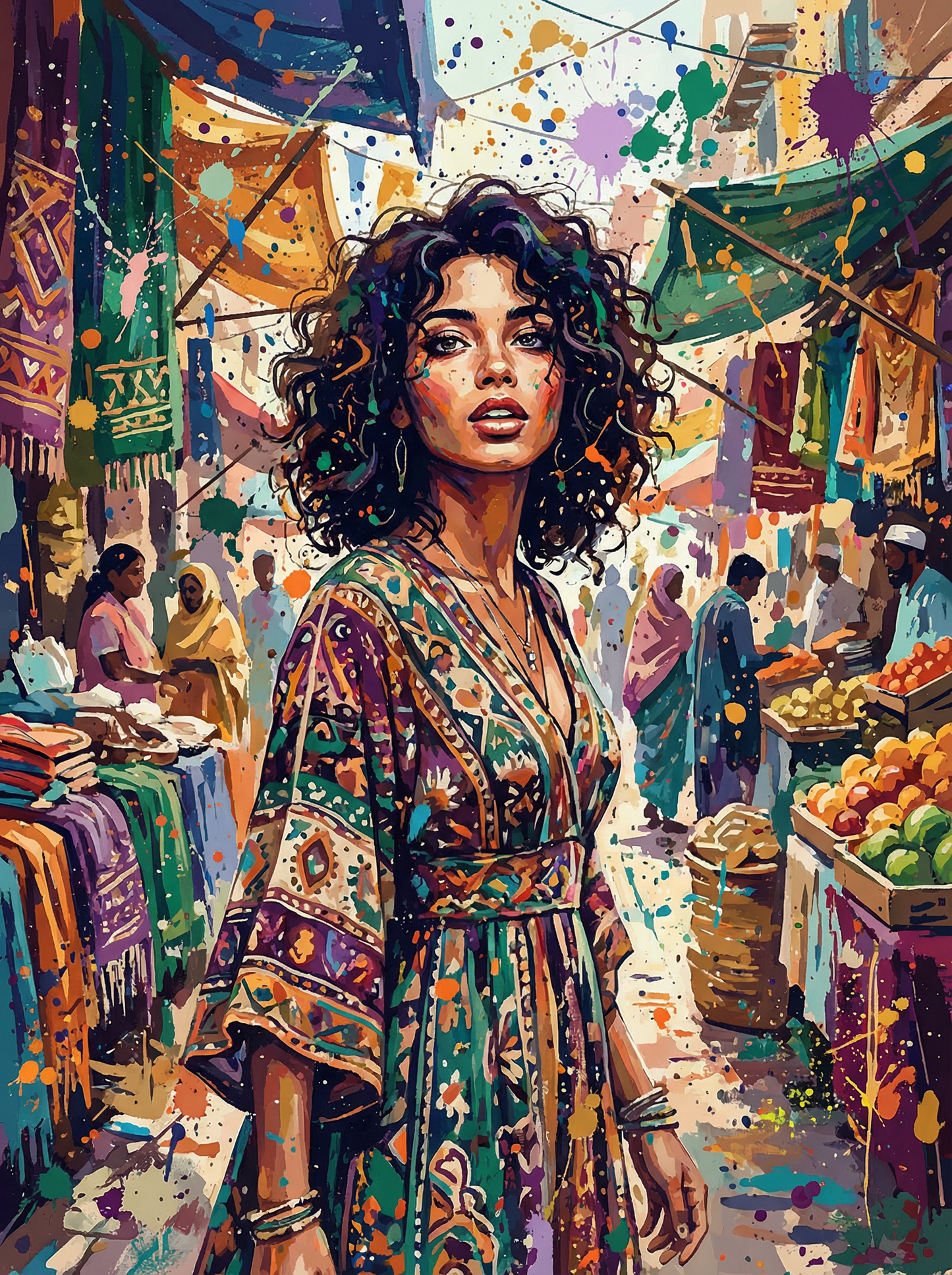 Market Color Bloom l (Diamond Painting) Diamond Painting kit