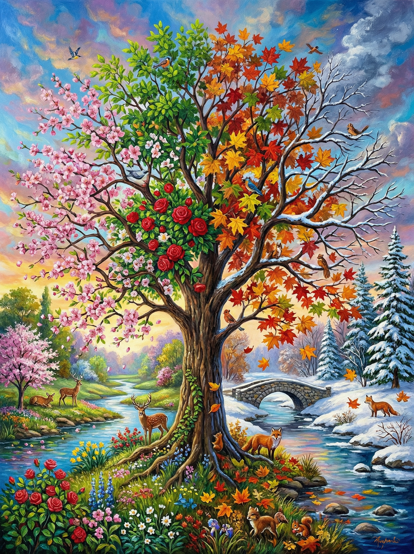 Seasons of Life (Diamond Painting) Diamond Painting kit