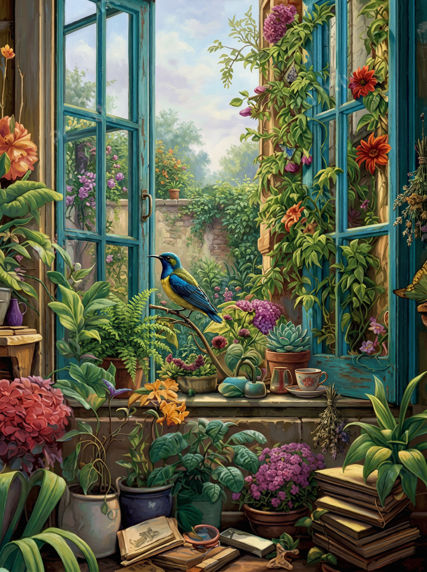 Secret Garden Visitor (Diamond Painting) Diamond Painting kit