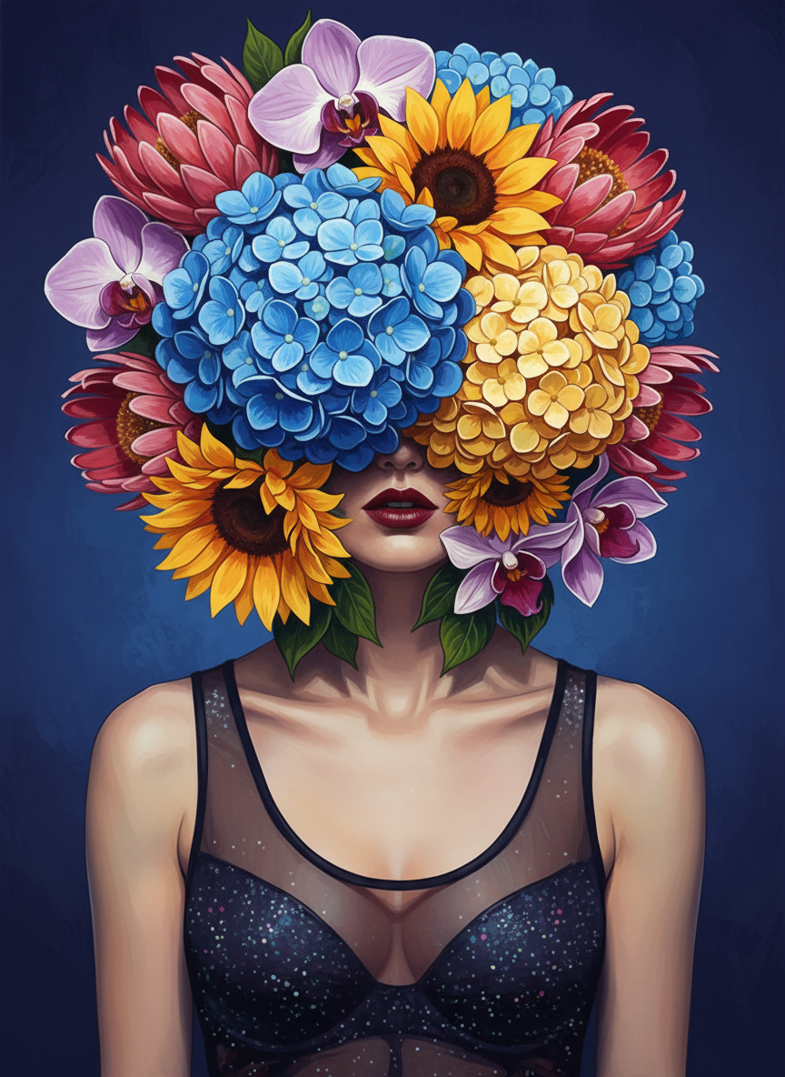 Floral Equinox (Diamond Painting) Diamond Painting kit
