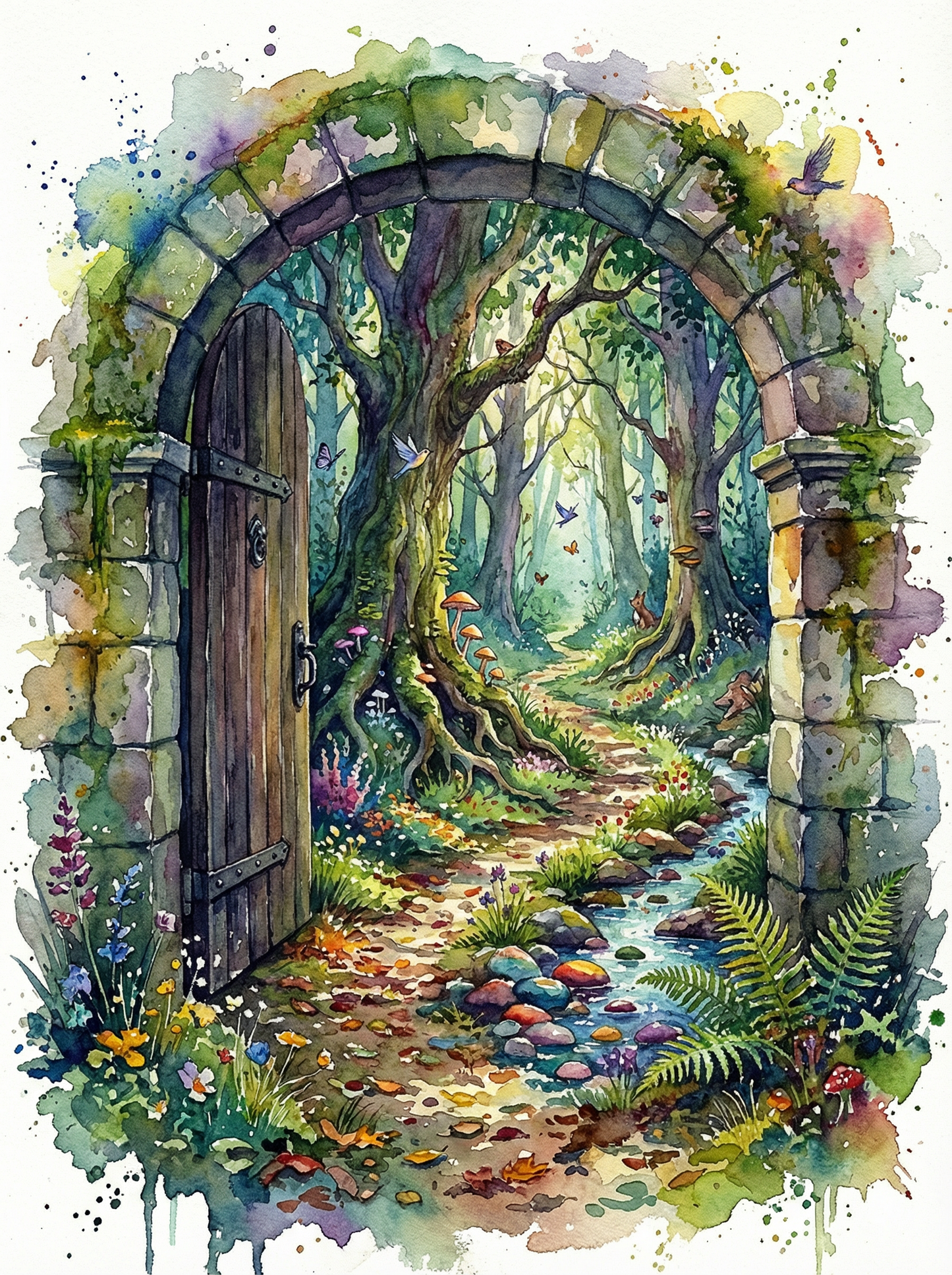 Enchanted Forest Gate (Diamond Painting) Diamond Painting kit