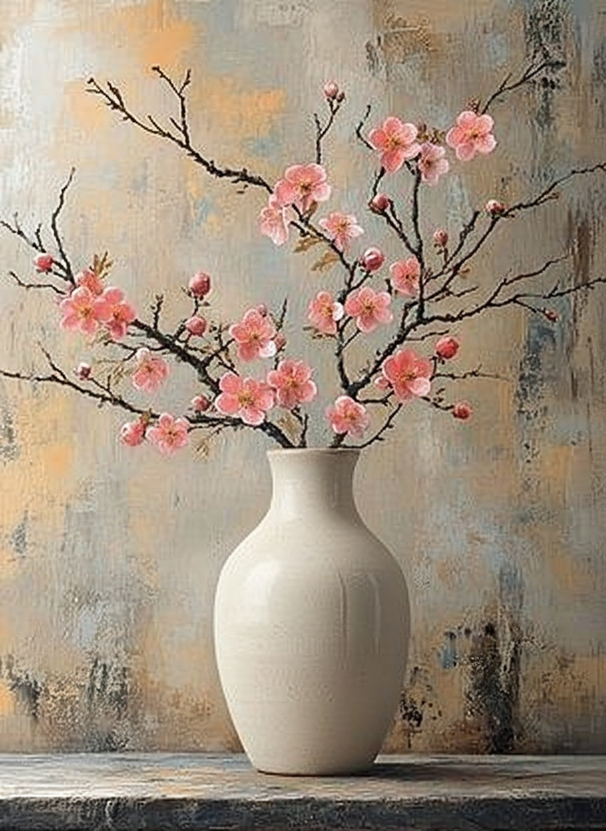 Cherry Blossom Grace (Diamond Painting) Diamond Painting kit