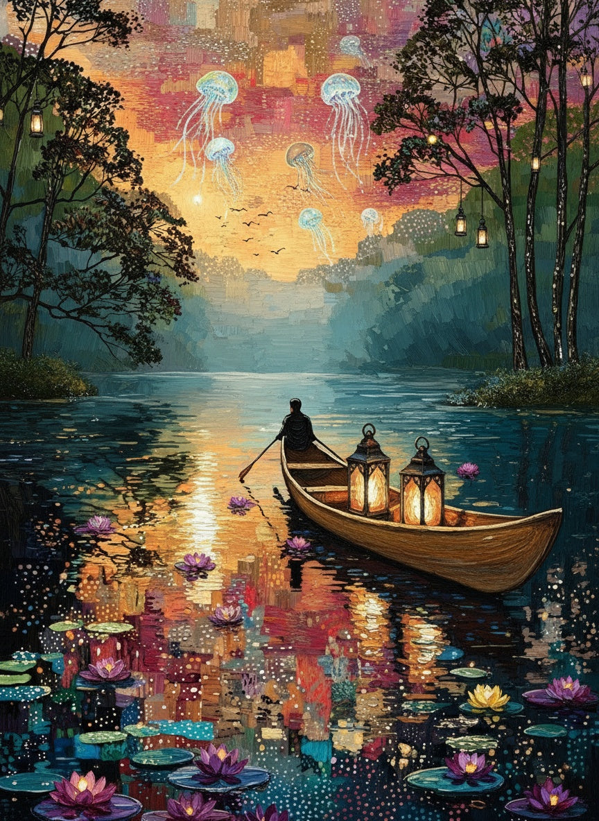 The Lantern Voyage (Diamond Painting) Diamond Painting kit