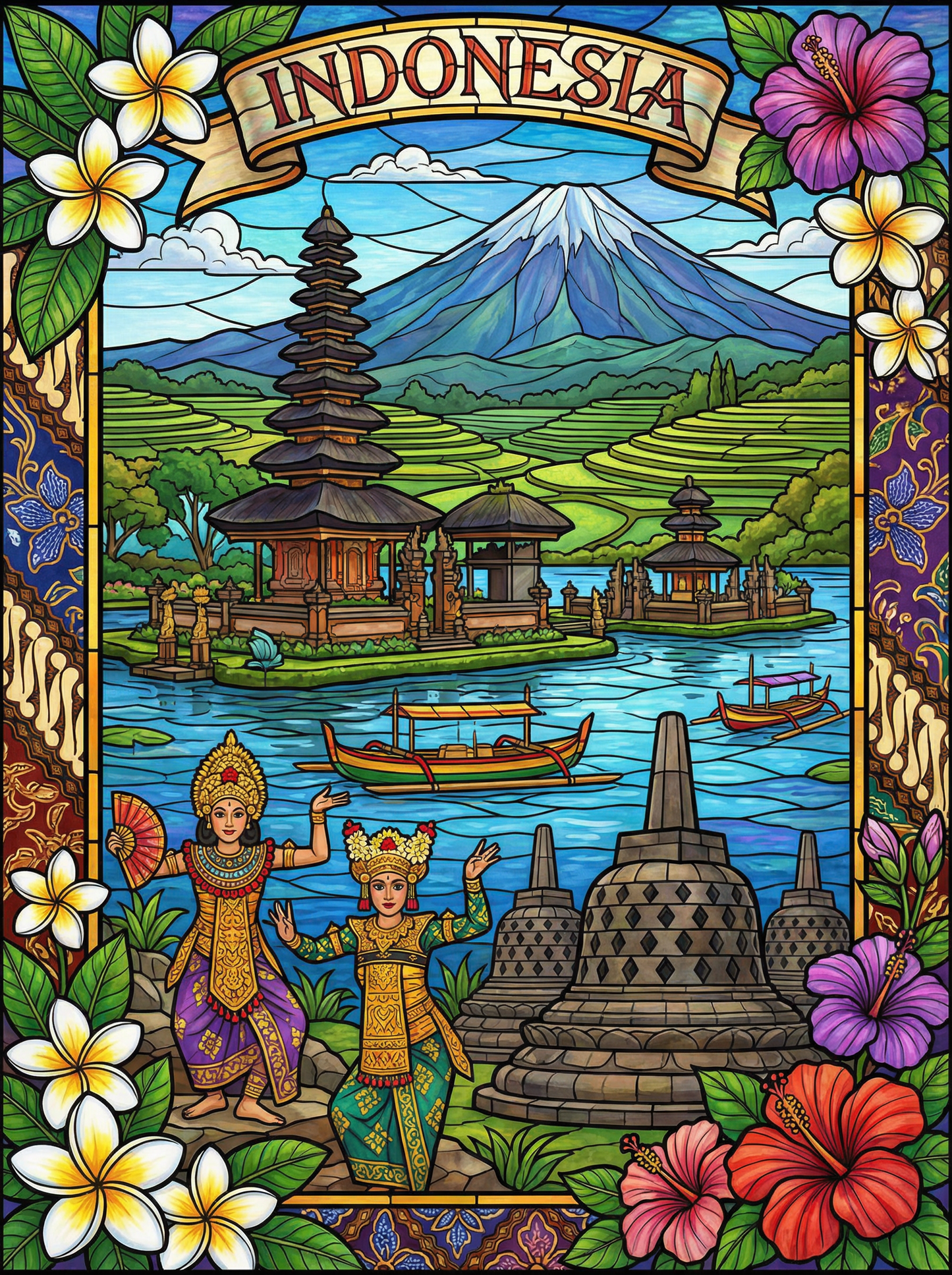 Indonesia Splendor (Diamond Painting)