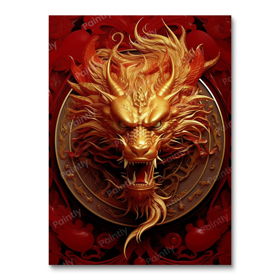 Golden Dragon (Diamond Painting) Diamond Painting kit