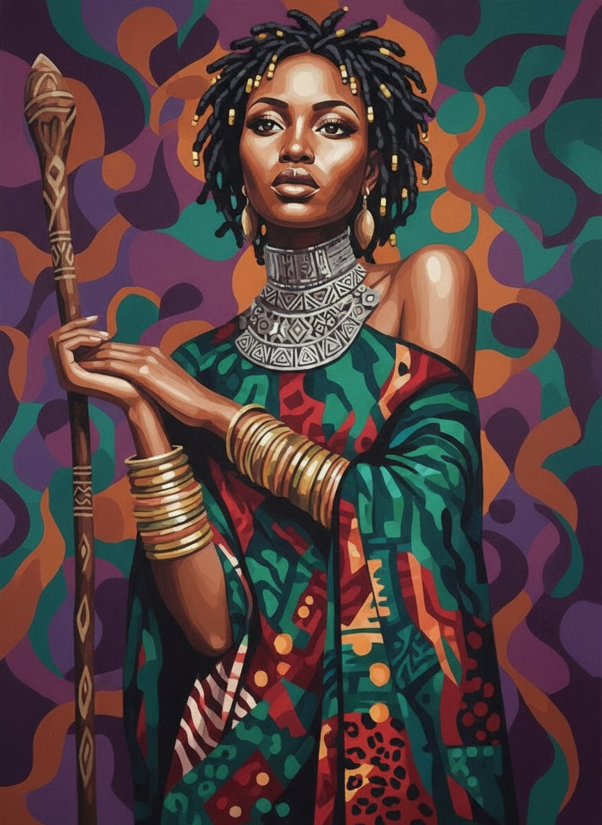 Tribal Empress (Board Canvas)