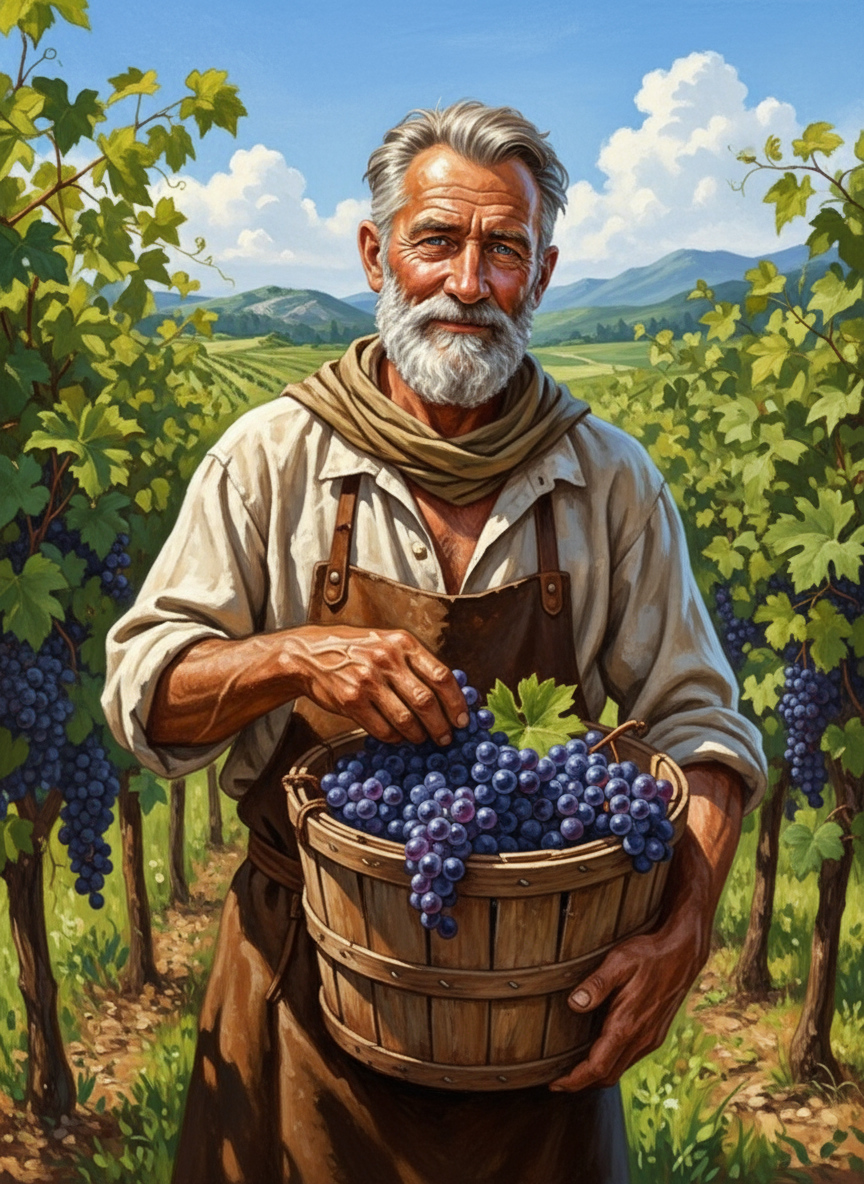 The Vineyard Keeper (Diamond Painting) Diamond Painting kit