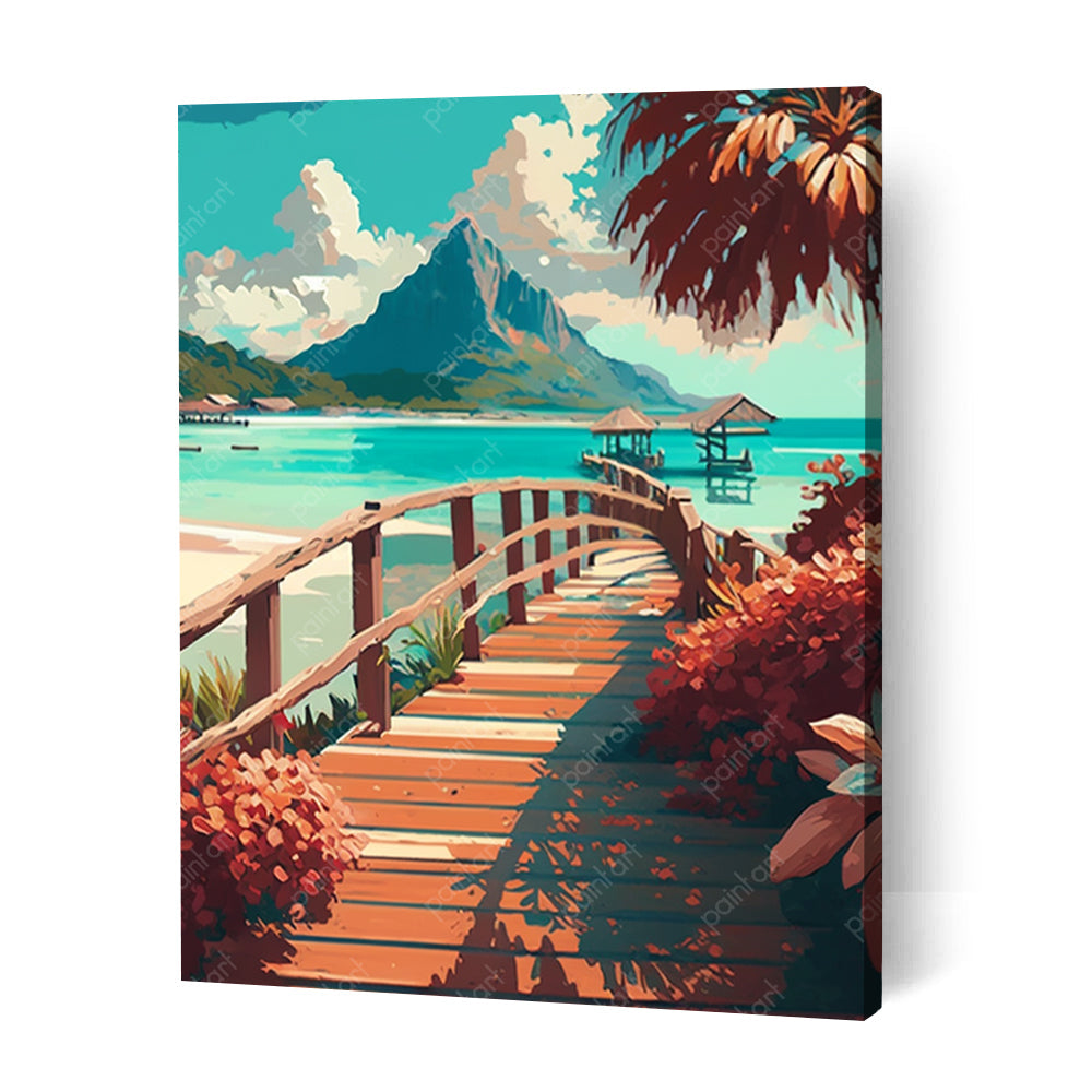 Island Avenue (Diamond Painting) Diamond Painting kit