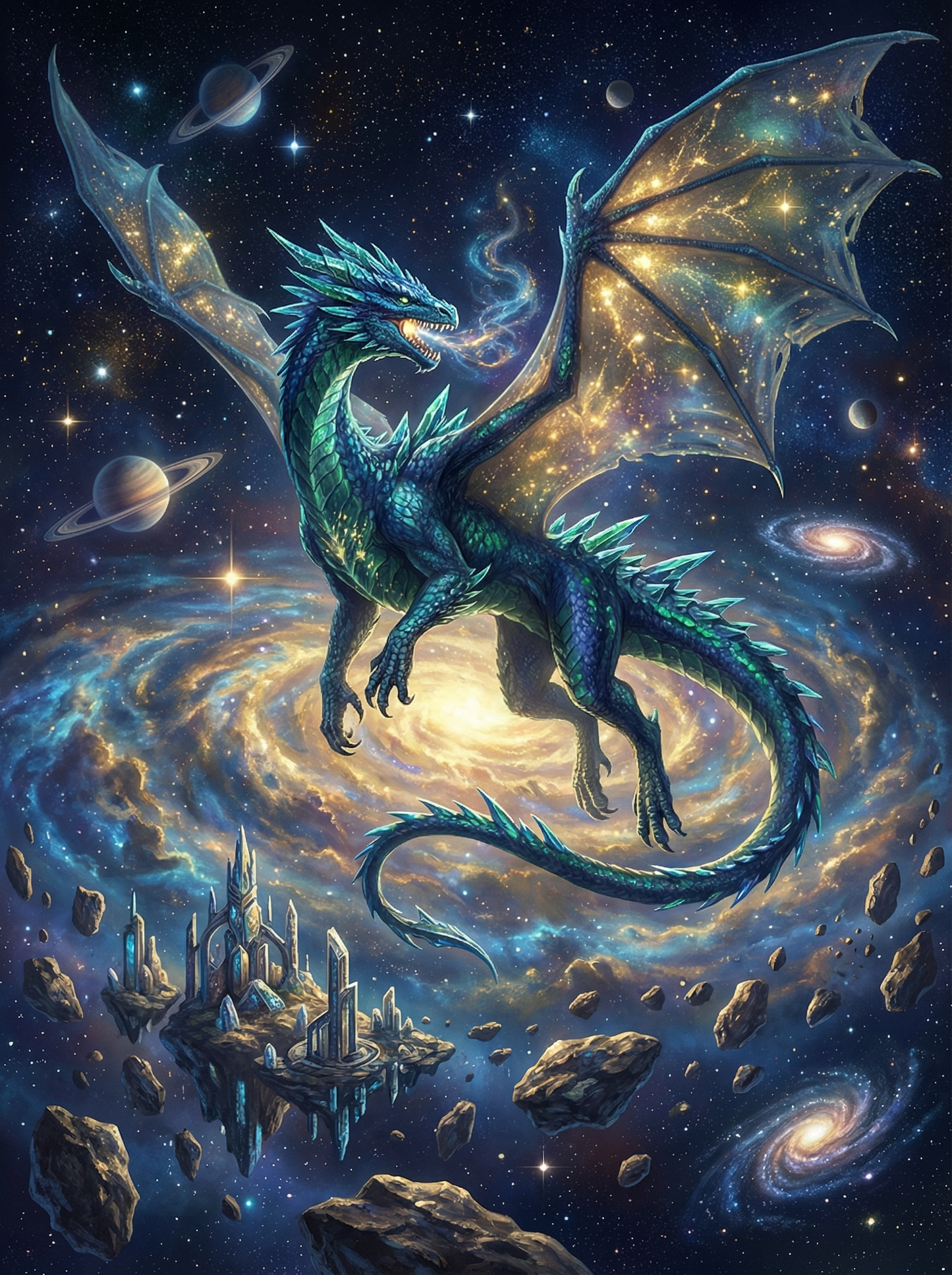Andromeda Sky Dragon (Diamond Painting)
