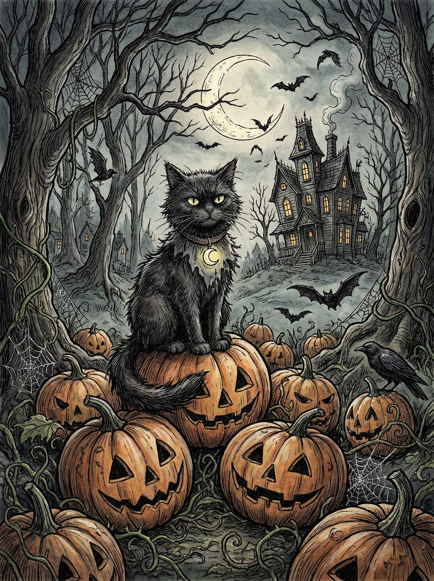Halloween Pumpkin Watch (Diamond Painting) Diamond Painting kit