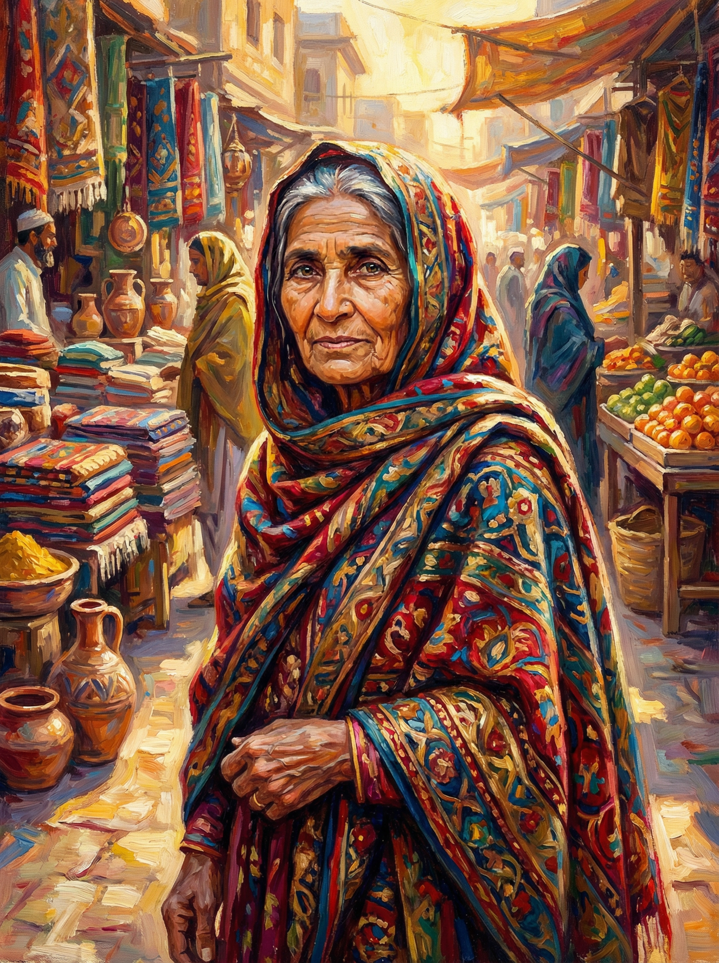 Market Matriarch (Diamond Painting) Diamond Painting kit