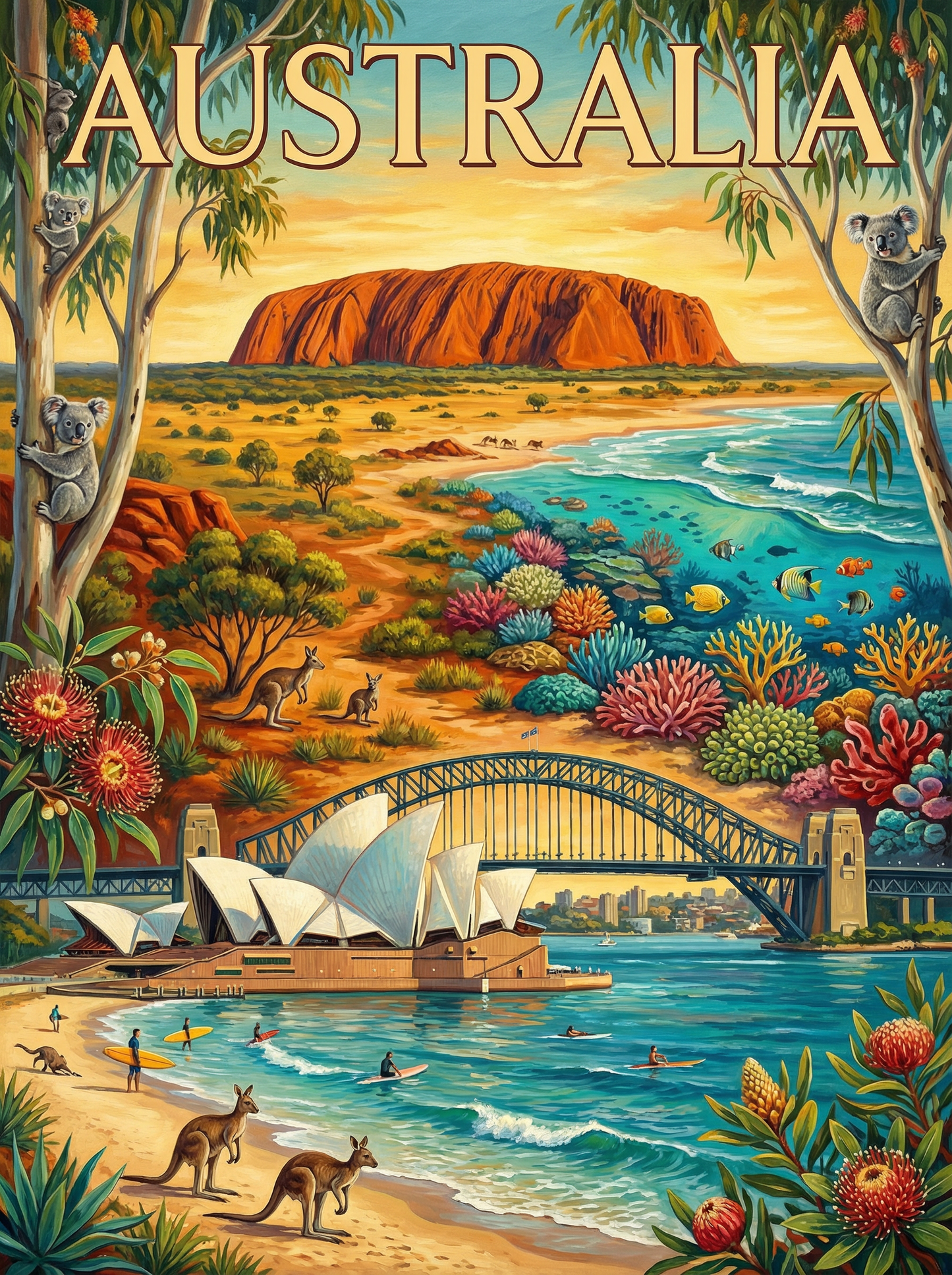 Australia Coastal Wonders (Diamond Painting) Diamond Painting kit