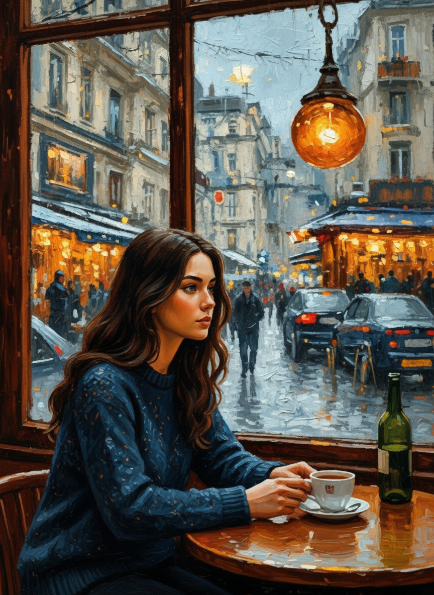 Rainy Afternoon in Paris (Diamond Painting) Diamond Painting kit