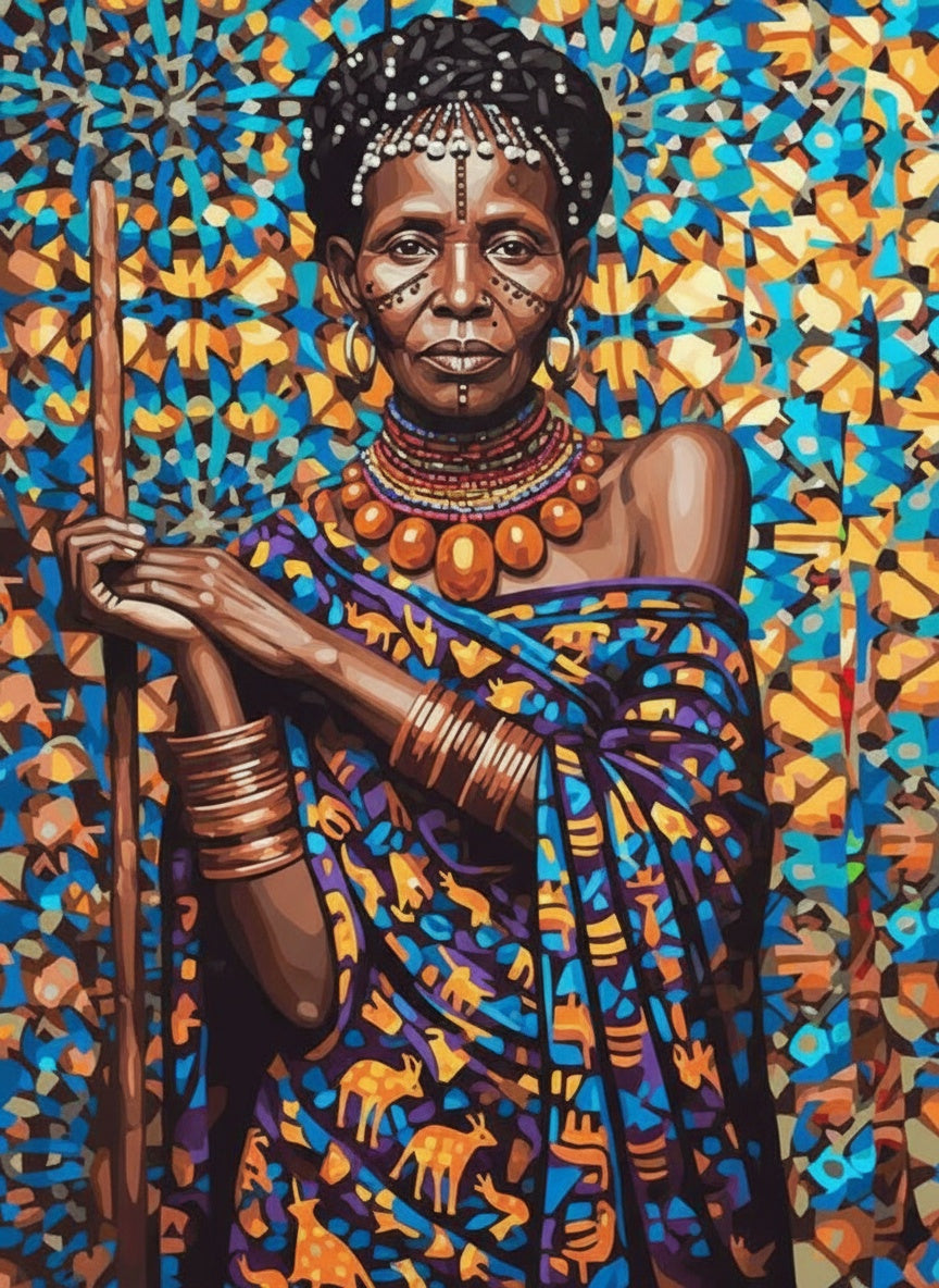 Tribal Matriarch (Diamond Painting) Diamond Painting kit