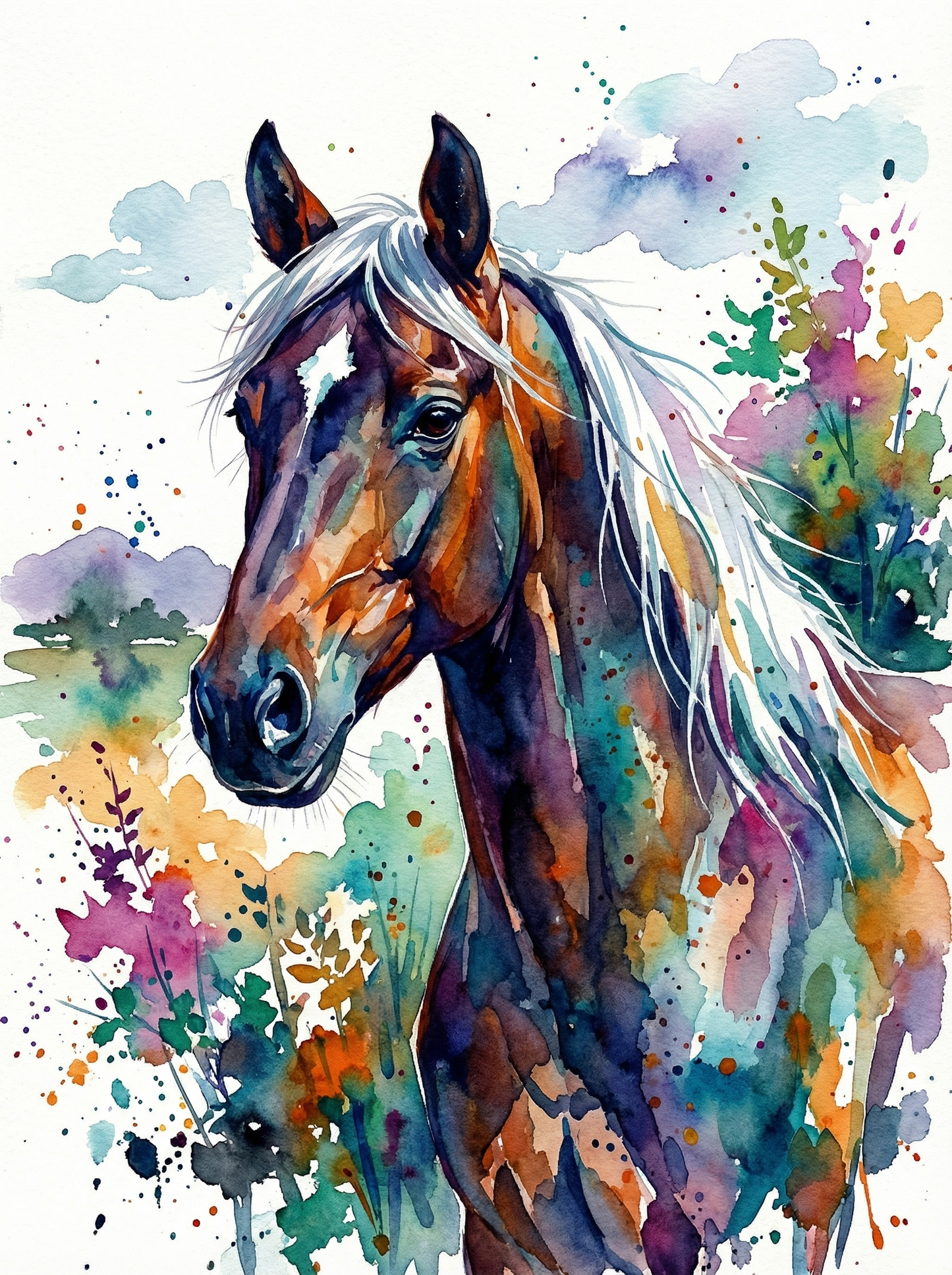 Wild Spirit Horse (Diamond Painting) Diamond Painting kit