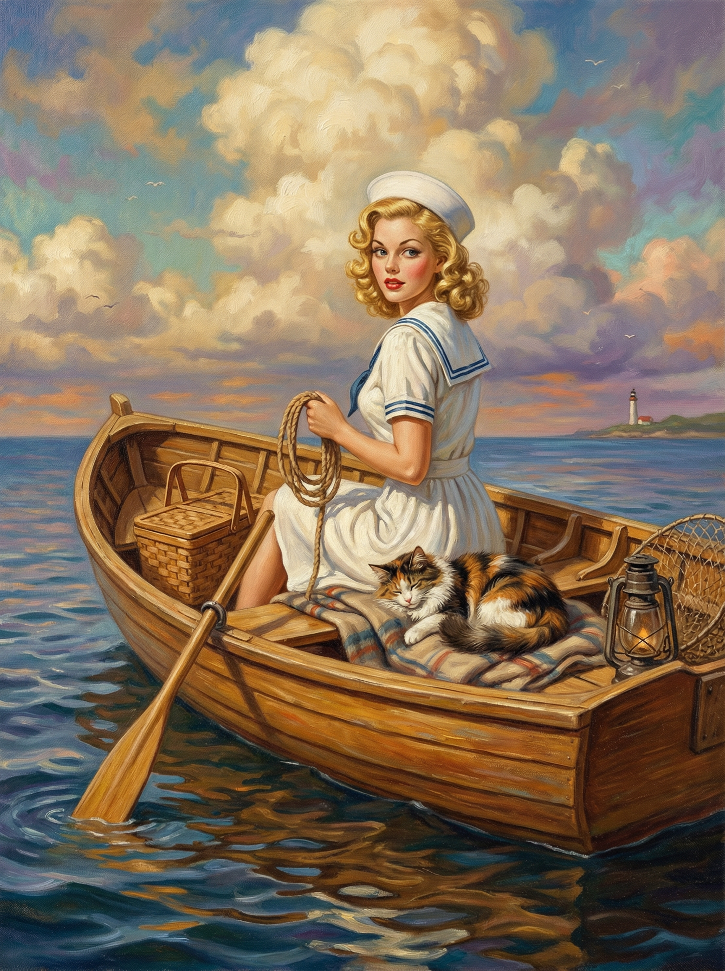 Sailor’s Quiet Voyage (Board Canvas)