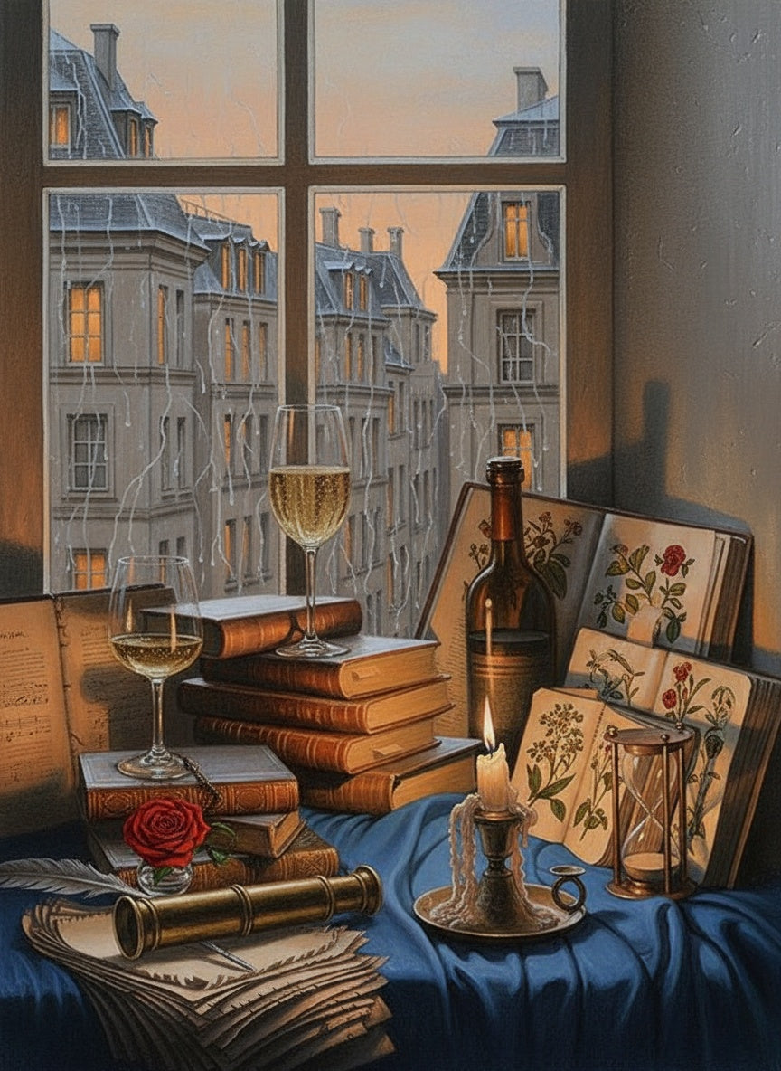 Parisian Evening Study (Diamond Painting) Diamond Painting kit