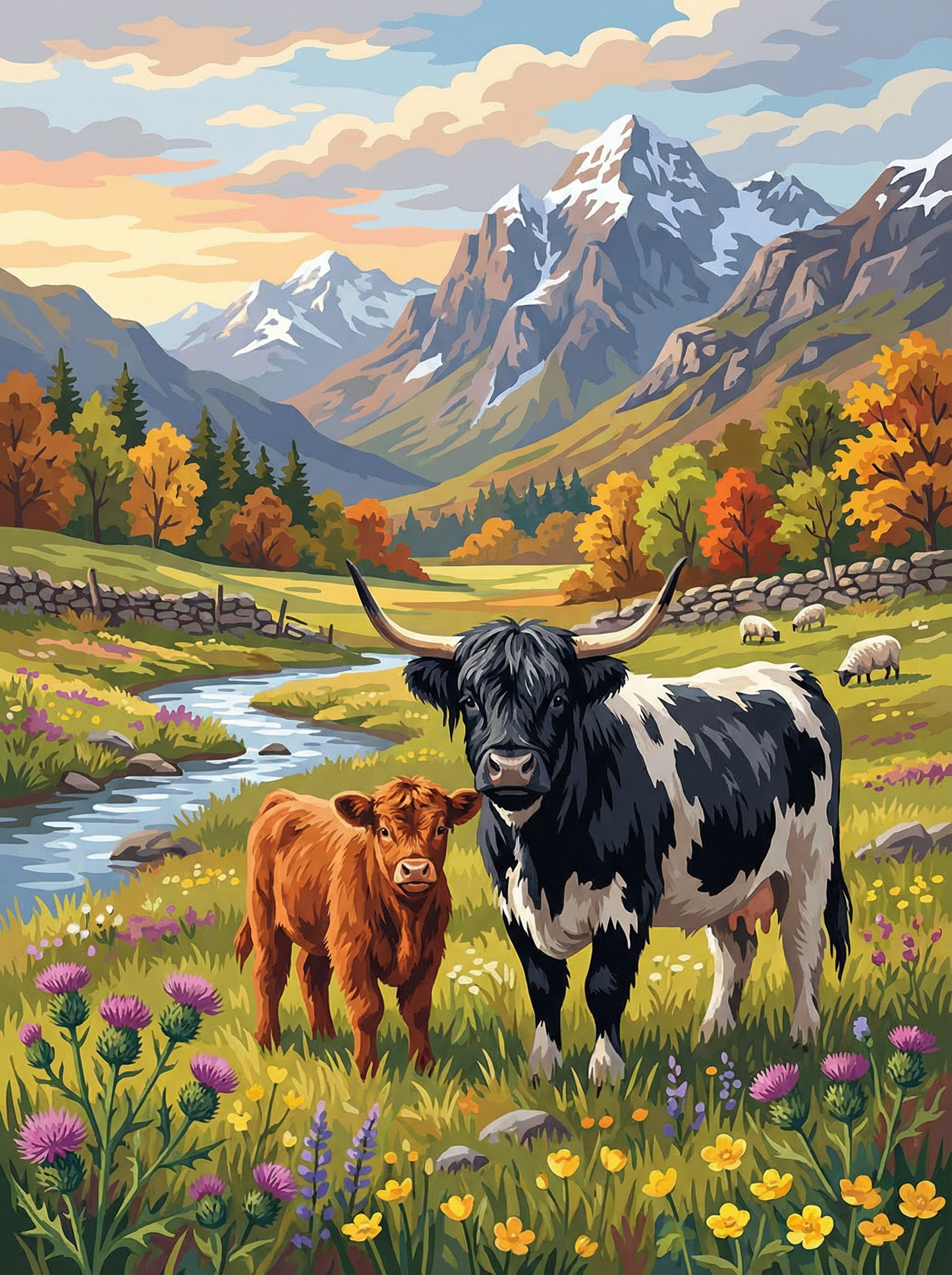 Highland Meadow Bond (Diamond Painting) Diamond Painting kit