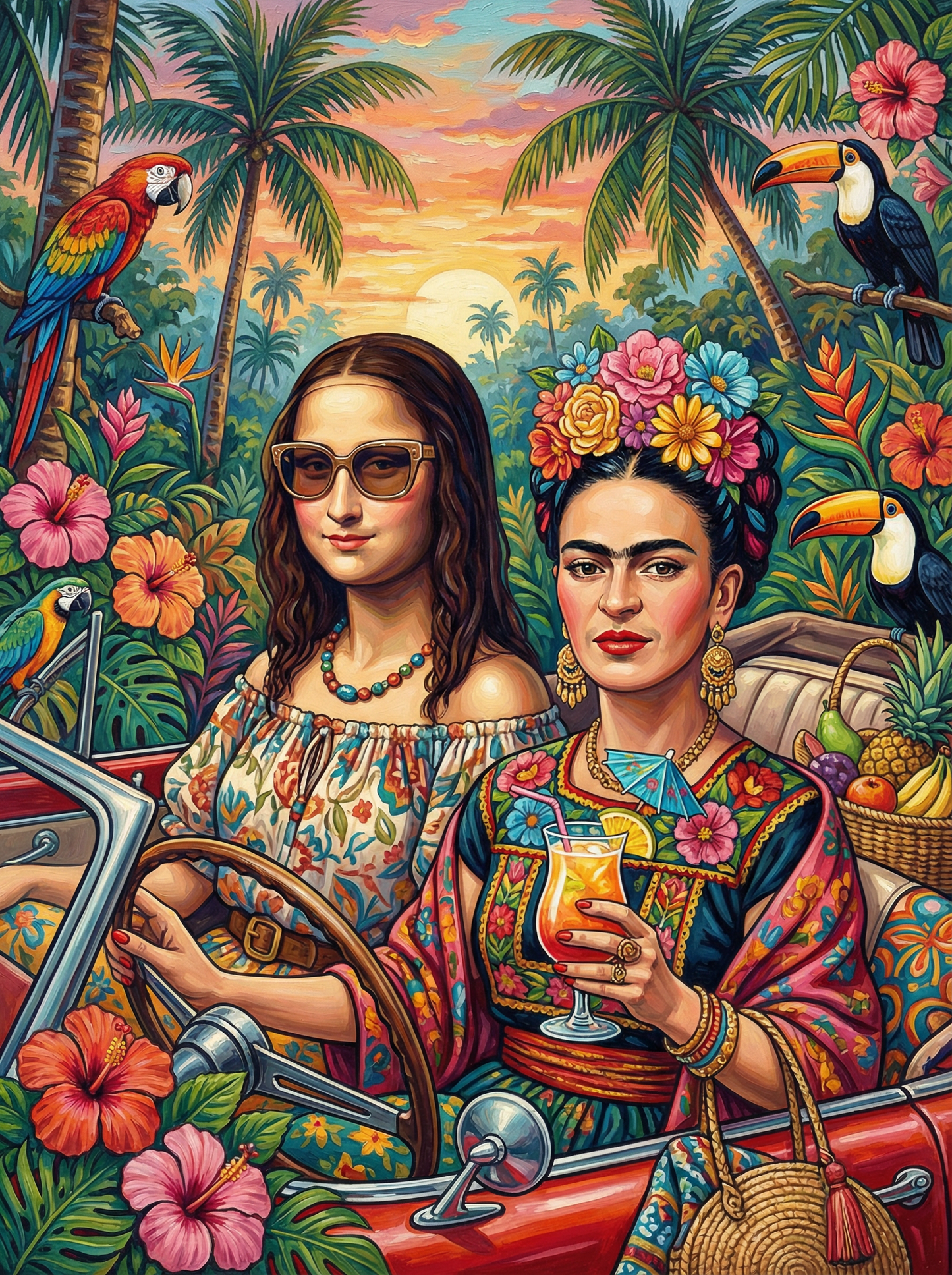 Tropical Muse Getaway (Diamond Painting) Diamond Painting kit