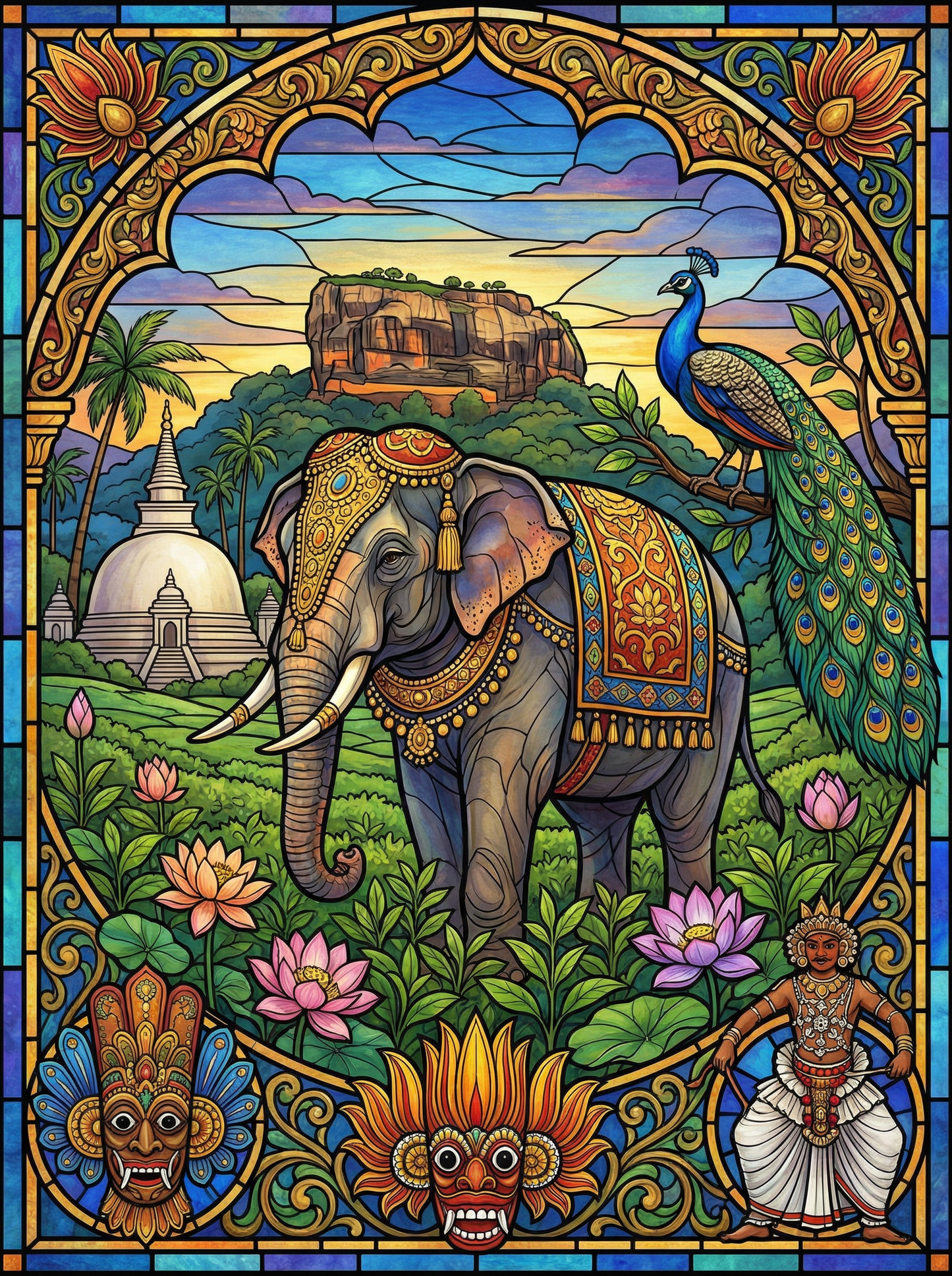 Sri Lankan Heritage (Diamond Painting) Diamond Painting kit