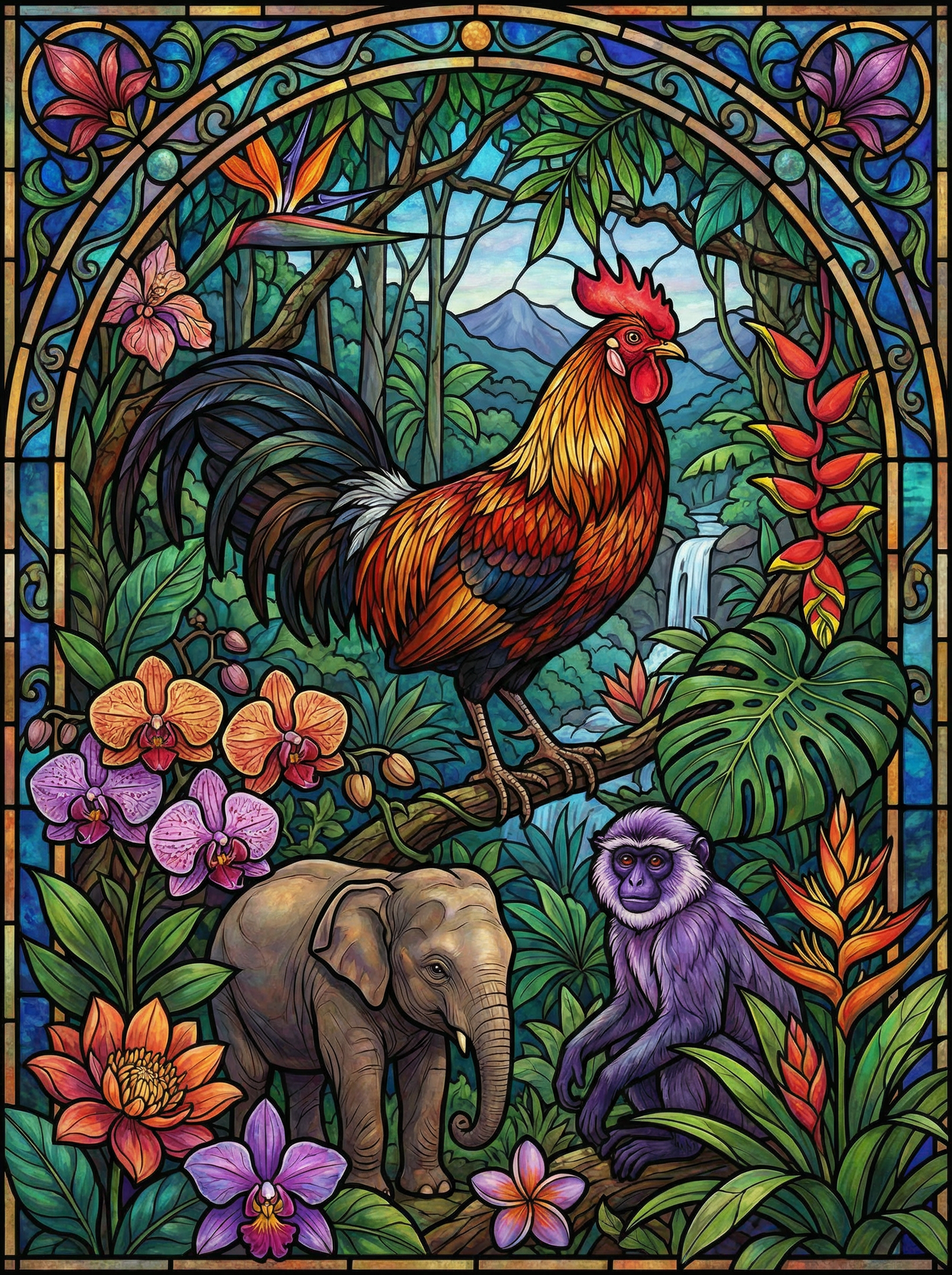 Wild Ceylon Garden (Diamond Painting) Diamond Painting kit