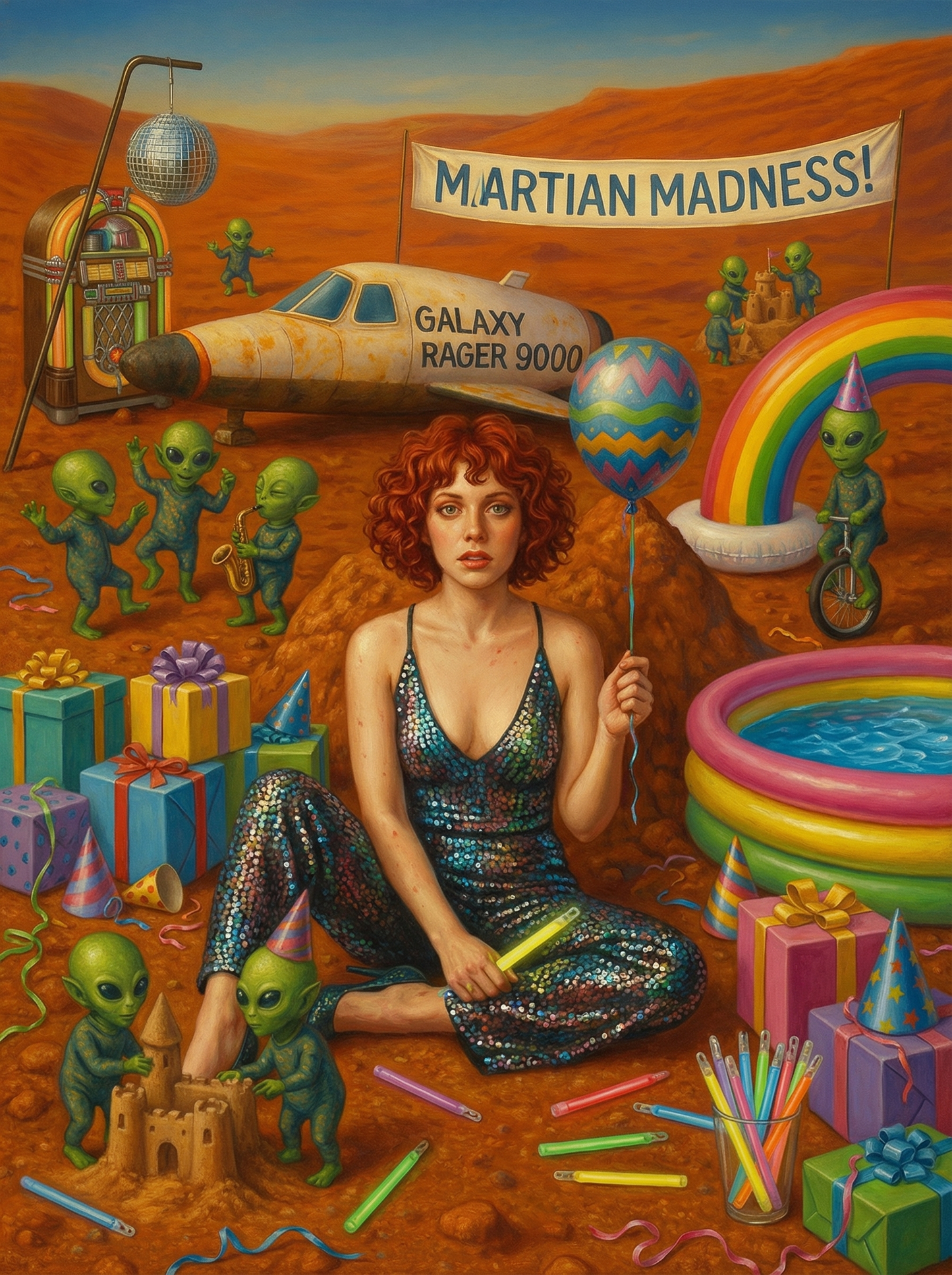 Martian Party Madness (Diamond Painting) Diamond Painting kit