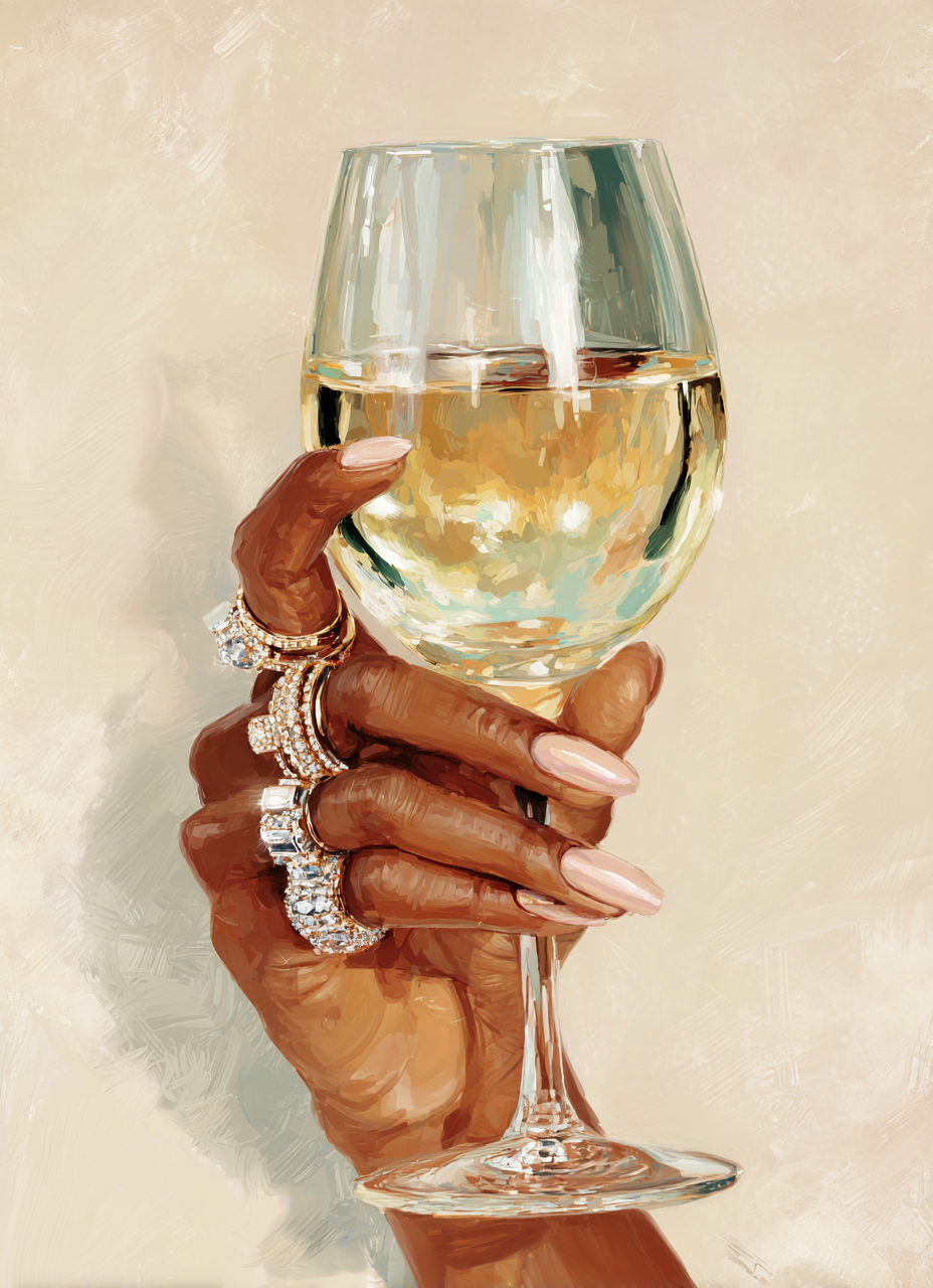 A Toast to Elegance (Diamond Painting)