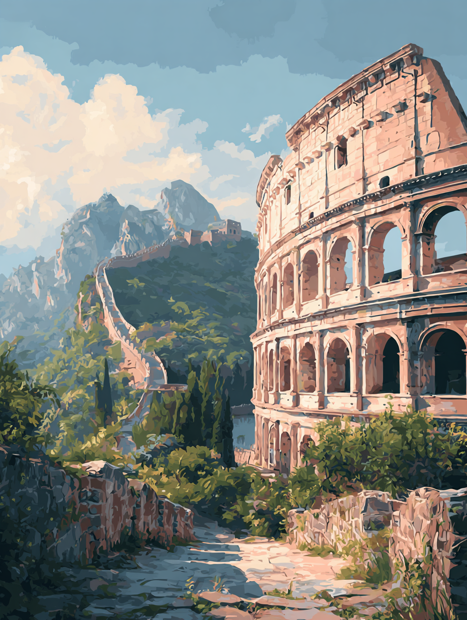 Ancient Landmarks (Diamond Painting) Diamond Painting kit