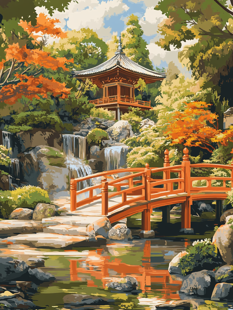 Autumn in Kyoto (Diamond Painting) Diamond Painting kit