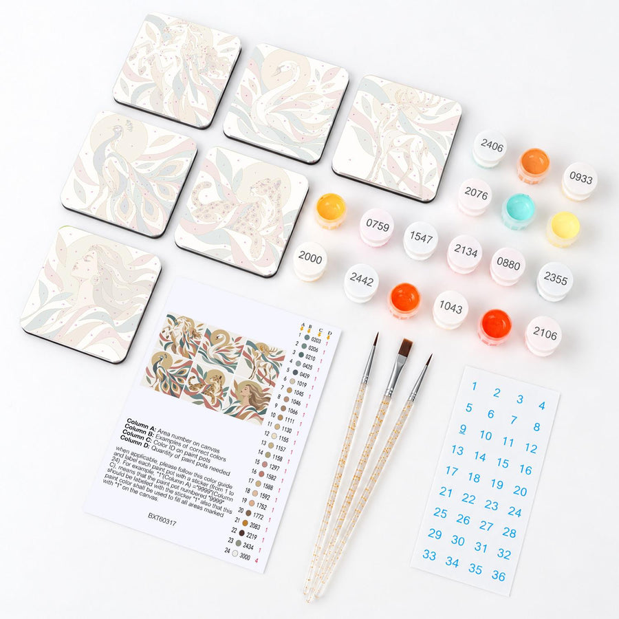 Fridge magnet kit contents