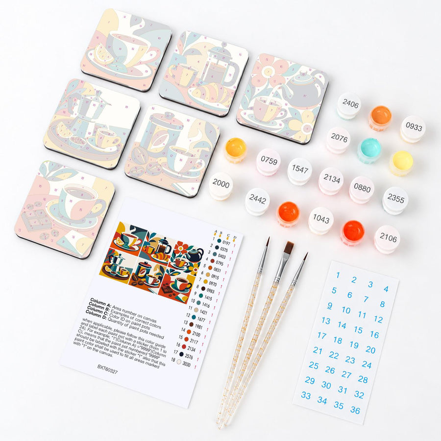 Fridge magnet kit contents